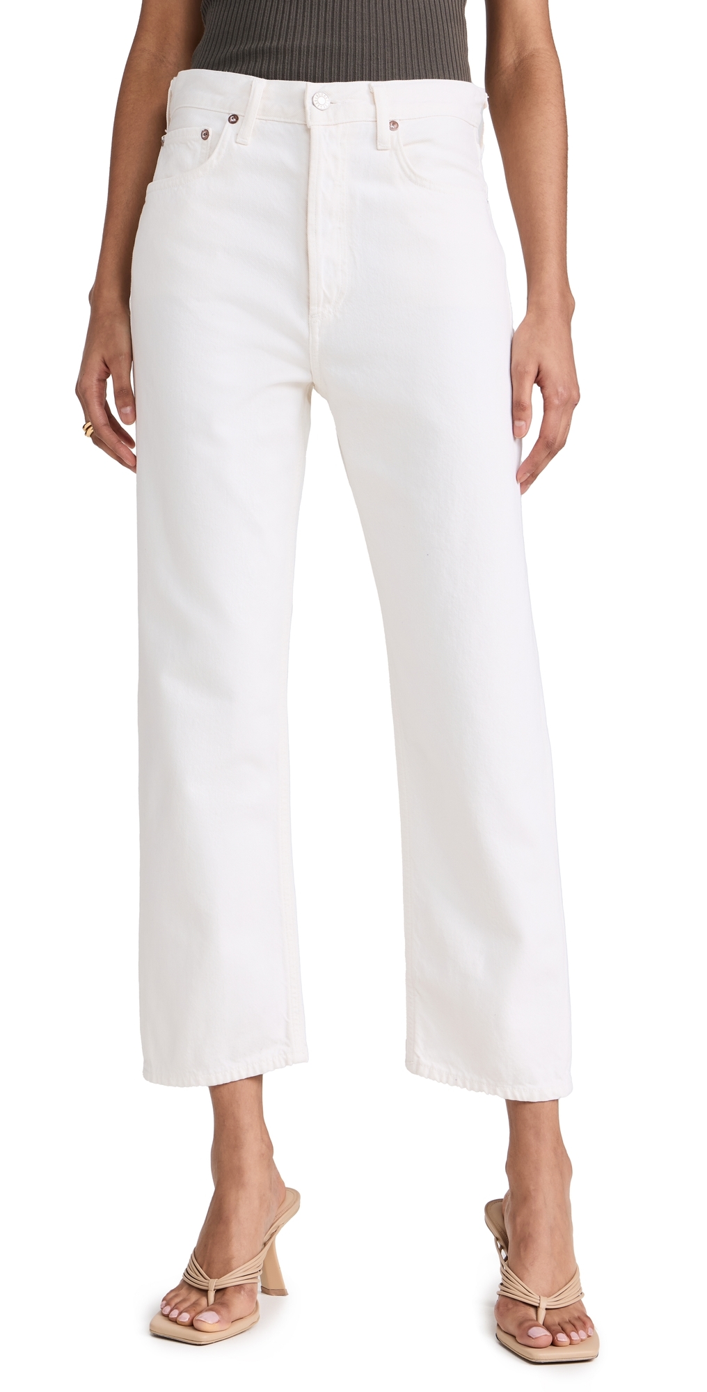 AGOLDE s Crop: Loose Straight Jeans Fortune Cookie AGOLDE s Crop: Loose Straight Jeans Fortune Cookie