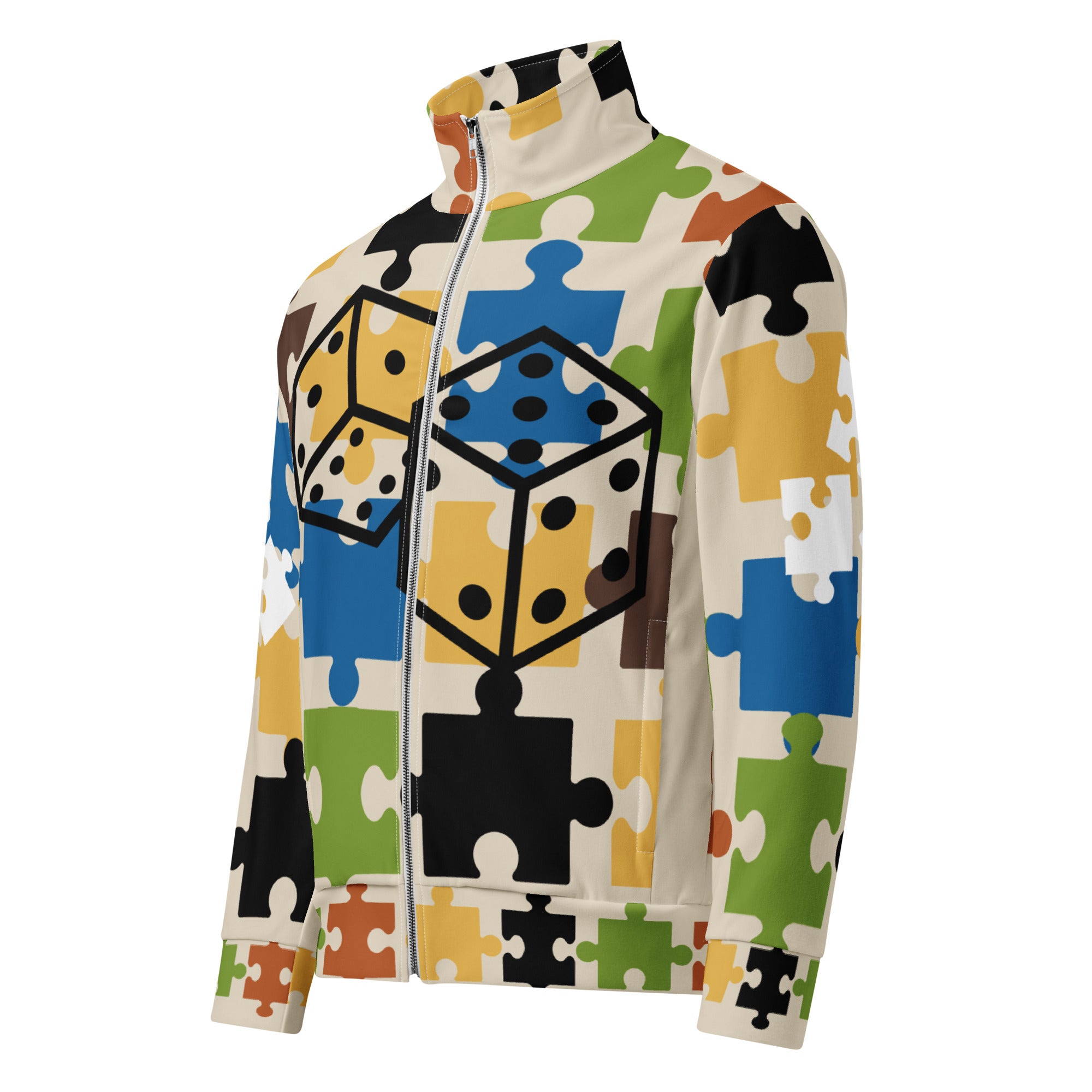 Unisex Puzzle & Play Track Jacket for Gamers – Unisex Puzzle & Play Track Jacket for Gamers –