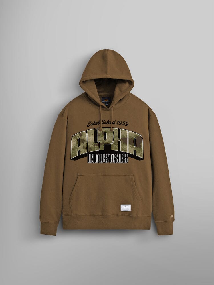 ALPHA CAMO LOGO HOODIE ALPHA CAMO LOGO HOODIE