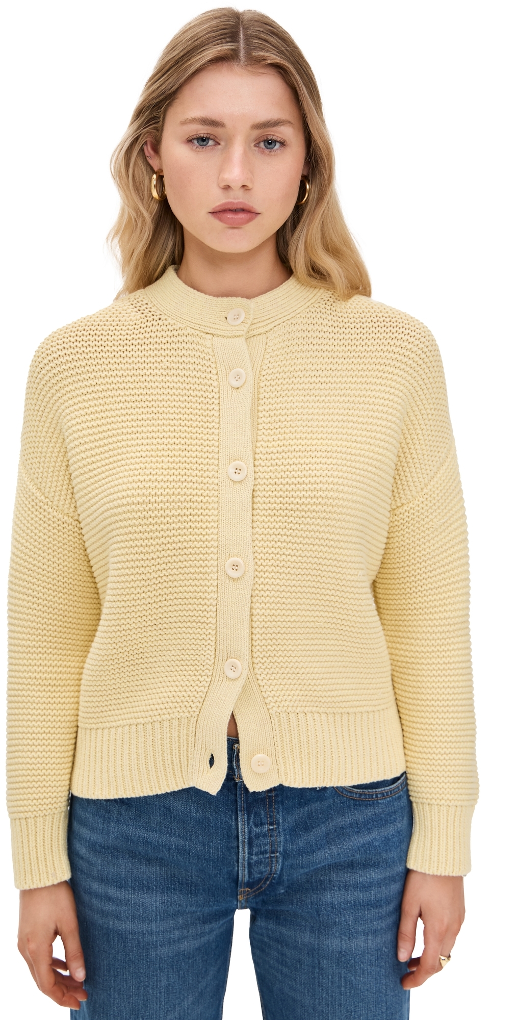 Alex Mill Nico Chunky Cardigan Butter Alex Mill Nico Chunky Cardigan Butter