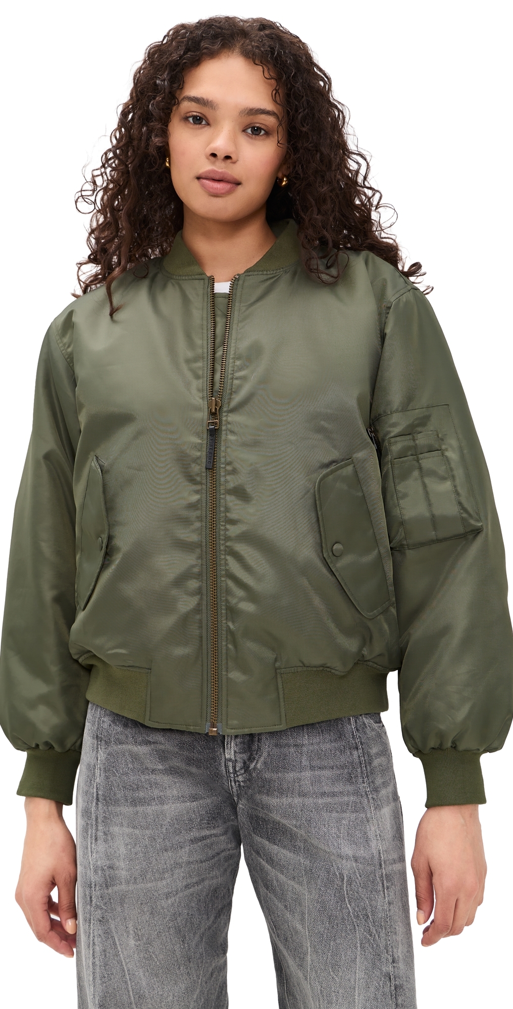 ANINE BING Leon Bomber Jacket Army Green