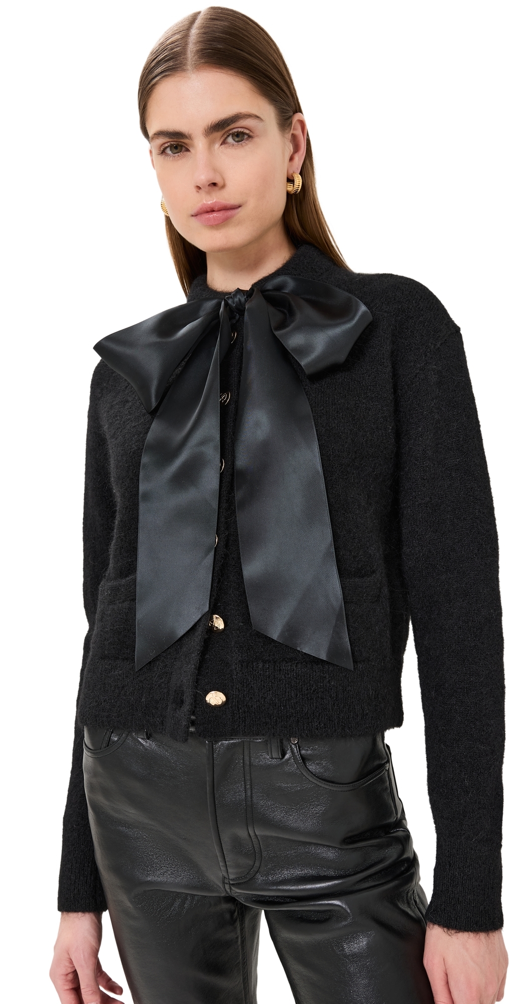 ANINE BING Rhodes Cardigan Black ANINE BING Rhodes Cardigan Black