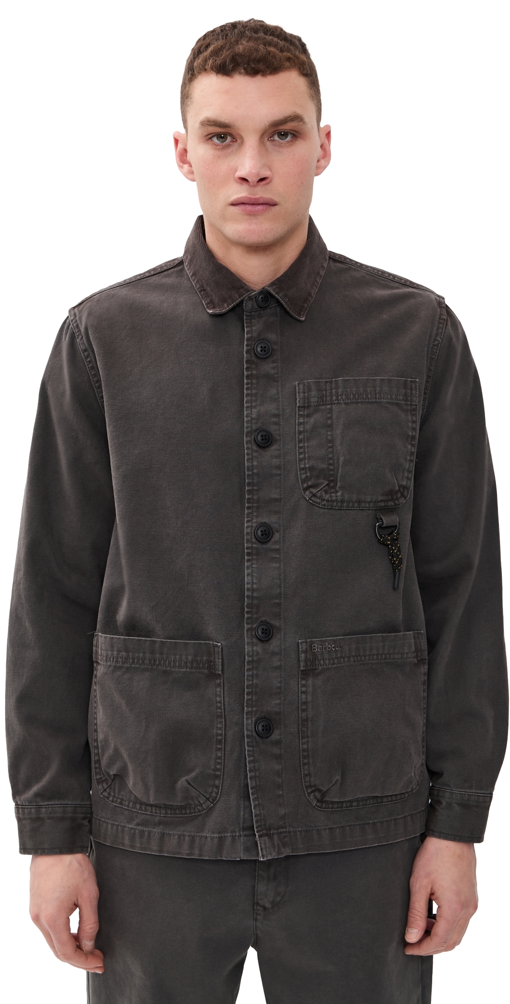 Barbour Bowland Shirt Jacket Black Barbour Bowland Shirt Jacket Black