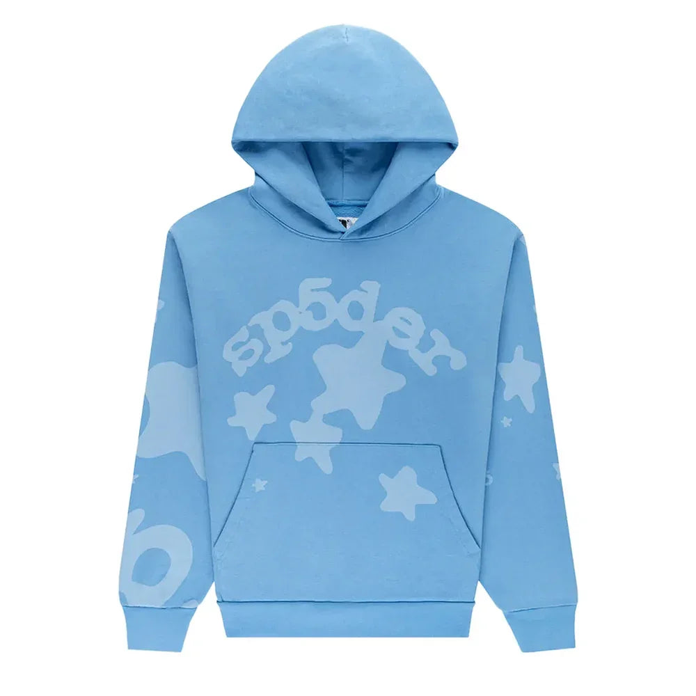 Spder Beluga V Hoodie Dusty Blue Spder Beluga V Hoodie Dusty Blue