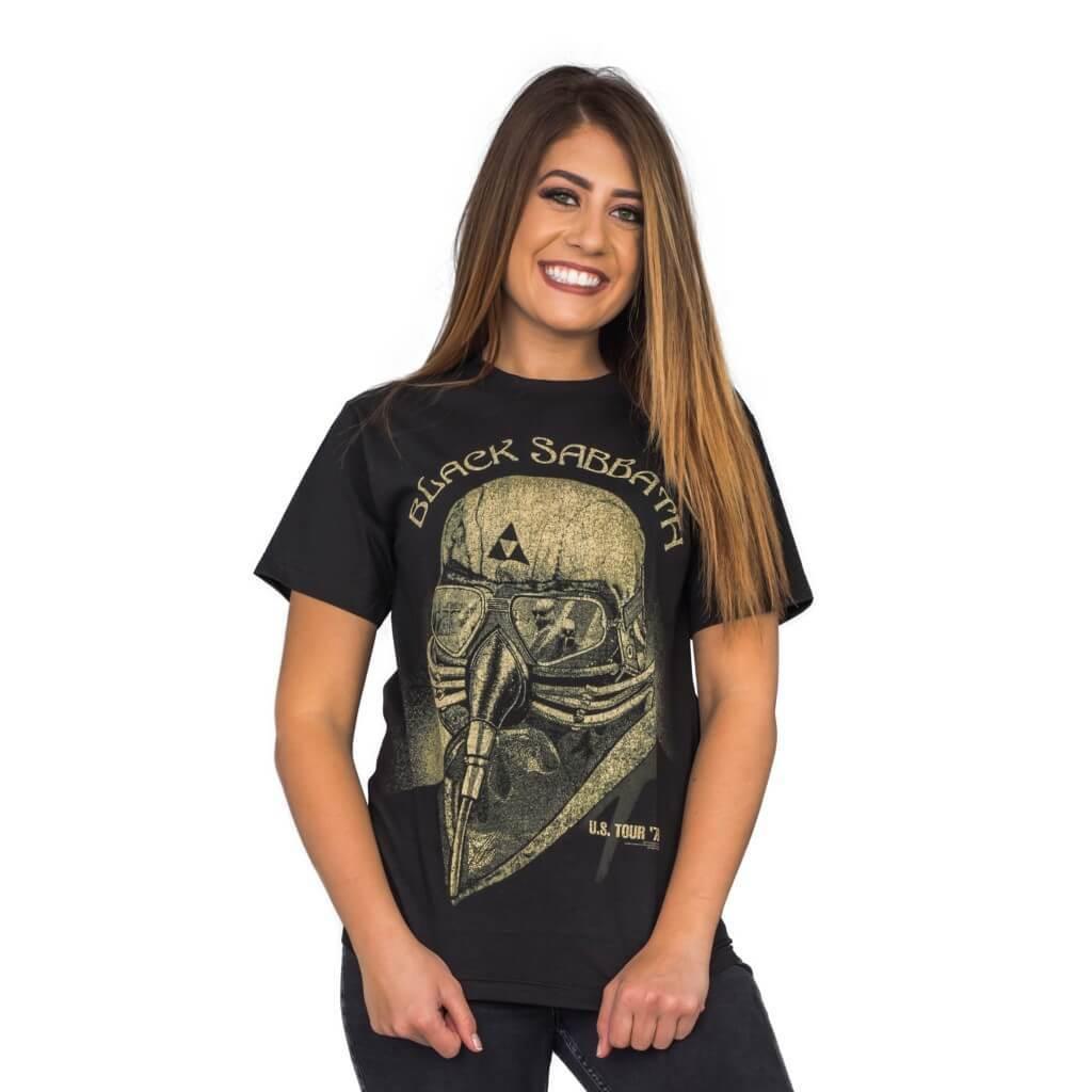 Black Sabbath U.S. Tour Death Mask Shirt Black Sabbath U.S. Tour Death Mask Shirt