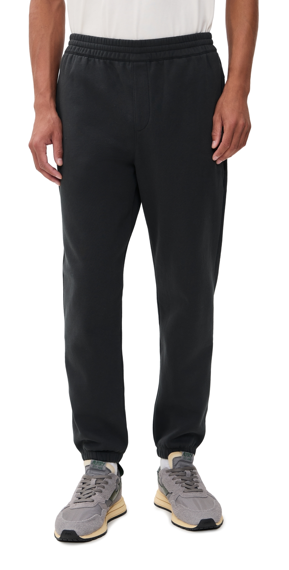 Beyond Yoga Classic Fleece Mens Joggers Slate Brown