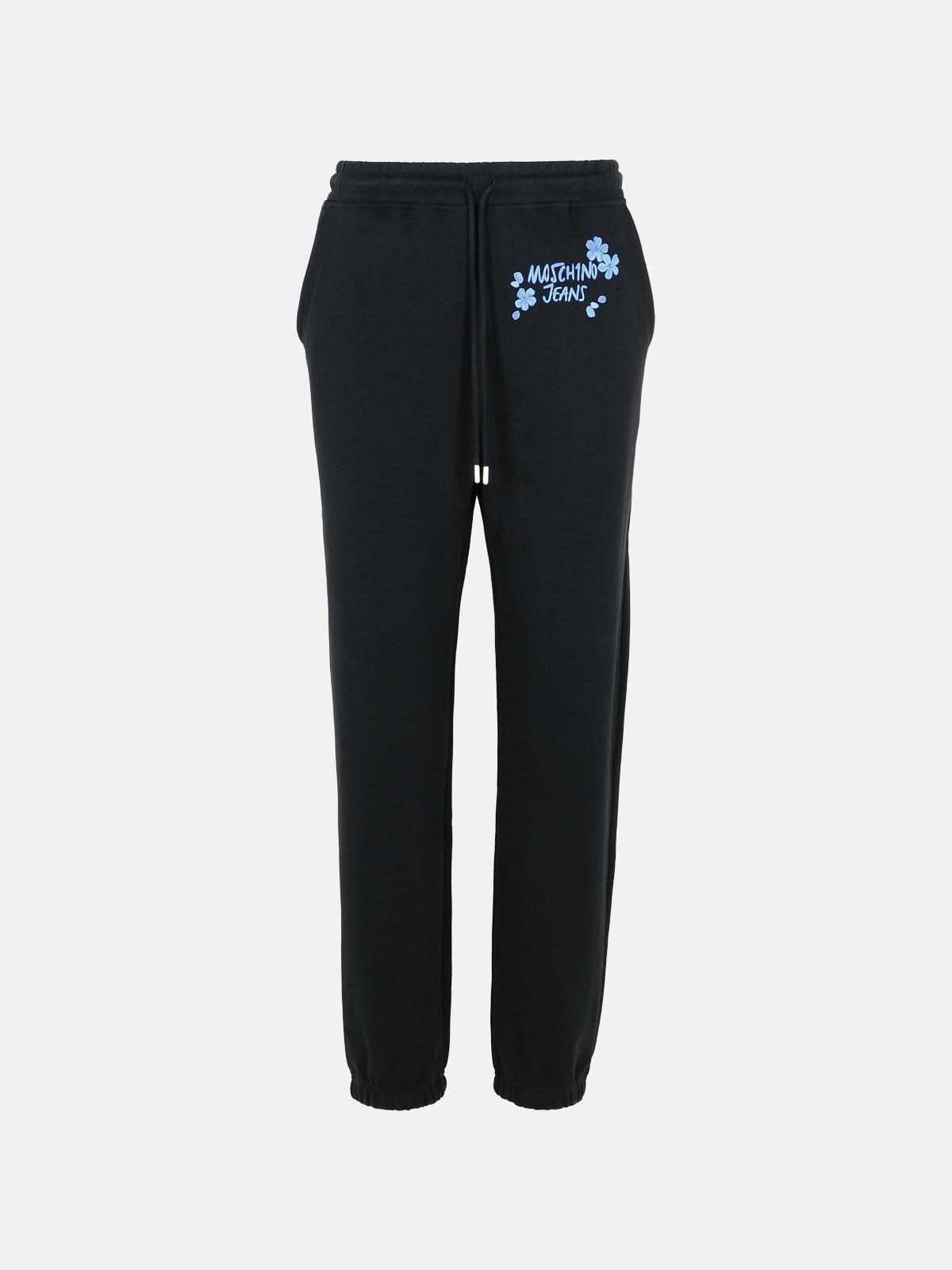MOSCHINO JEANS Black Cotton Joggers