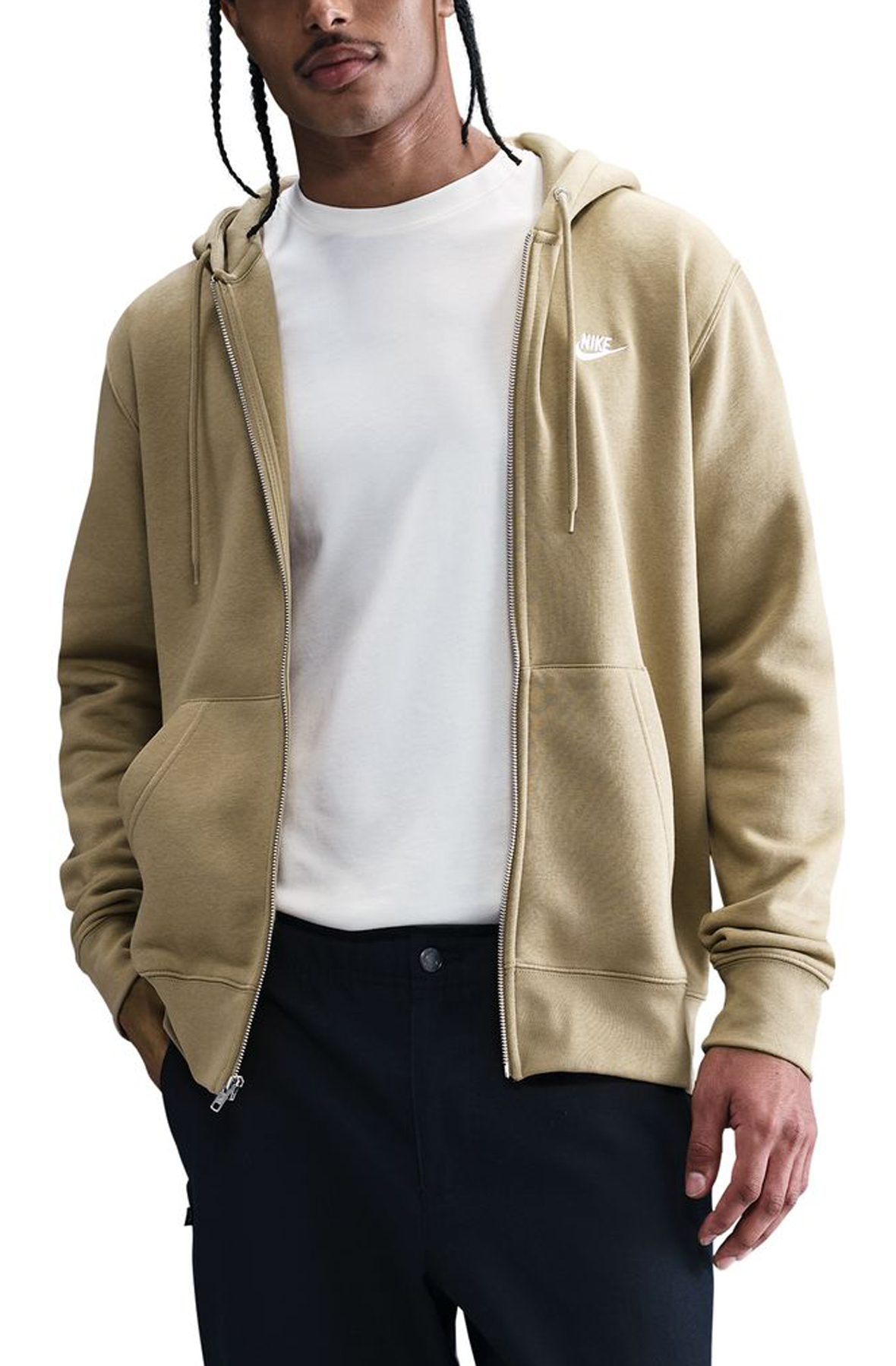 Men Club Full-Zip Fleece Hoodie Parachute BeigeParachute BeigeWhite Hoodies S Parachute BeigeParachute BeigeWhite Men Club Full-Zip Fleece Hoodie Parachute BeigeParachute BeigeWhite Hoodies S Parachute BeigeParachute BeigeWhite