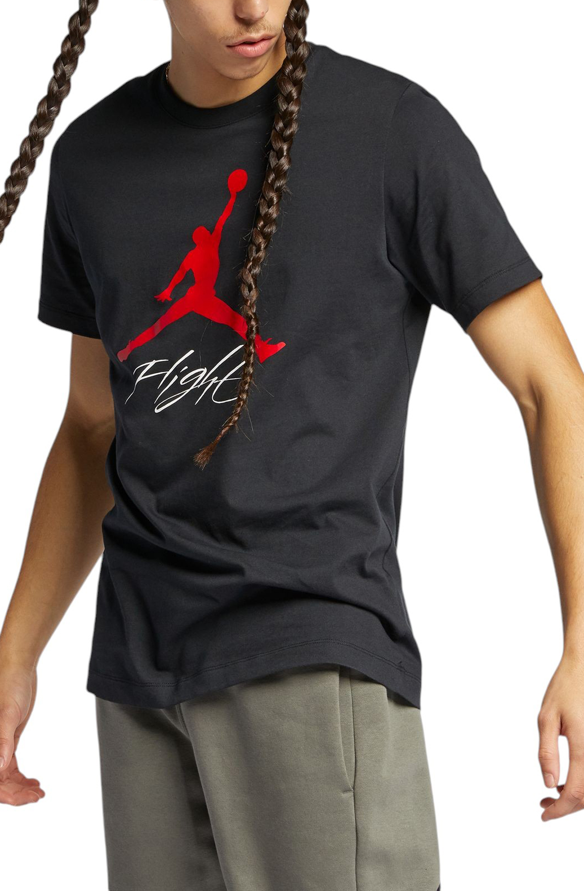 Men Jordan Jumpman Flight Shirt BlackGym Red shirts M BlackGym Red Men Jordan Jumpman Flight Shirt BlackGym Red shirts M BlackGym Red