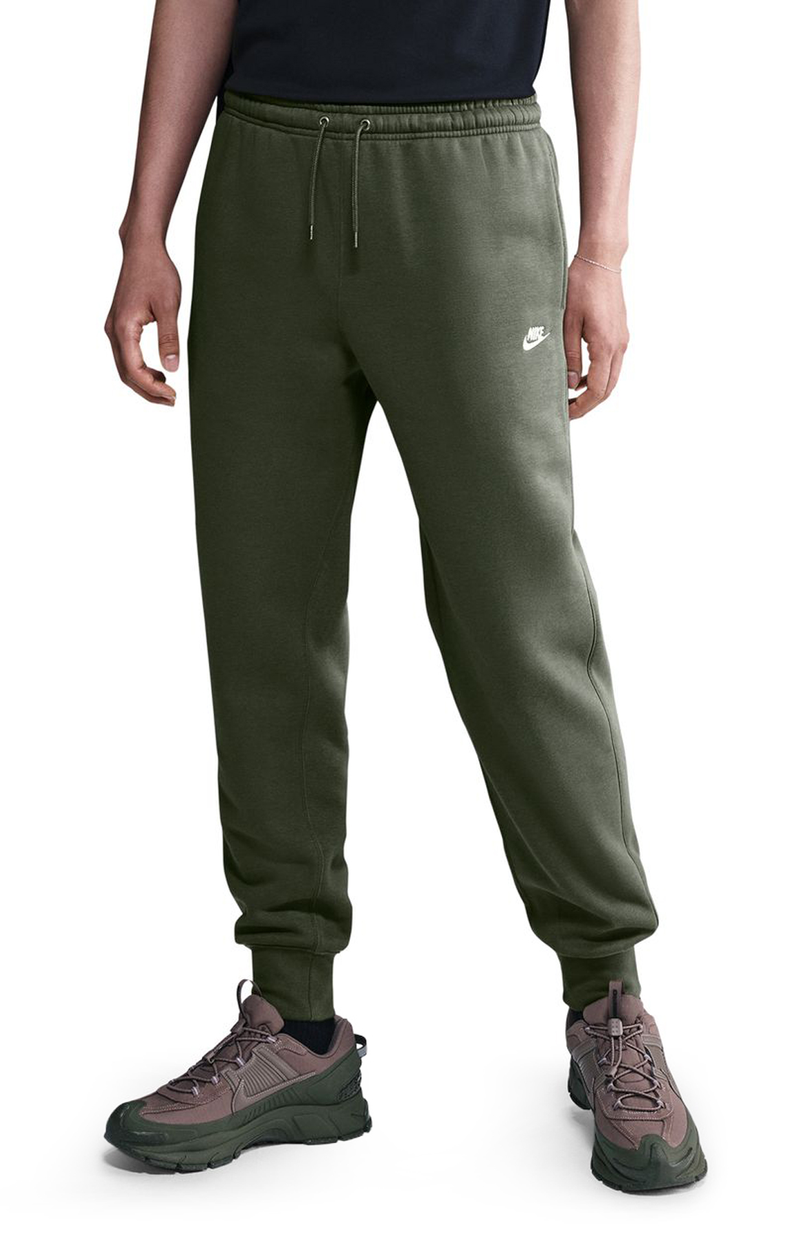 Men Club Joggers Medium OliveMedium OliveWhite Pants S Medium OliveMedium OliveWhite