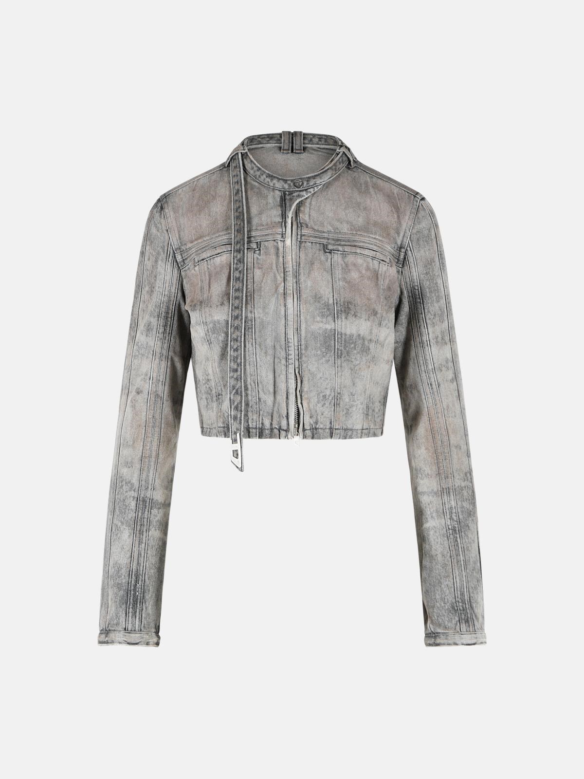 DIESEL ‘Saphix’ Grey Cotton Blend Jacket DIESEL ‘Saphix’ Grey Cotton Blend Jacket
