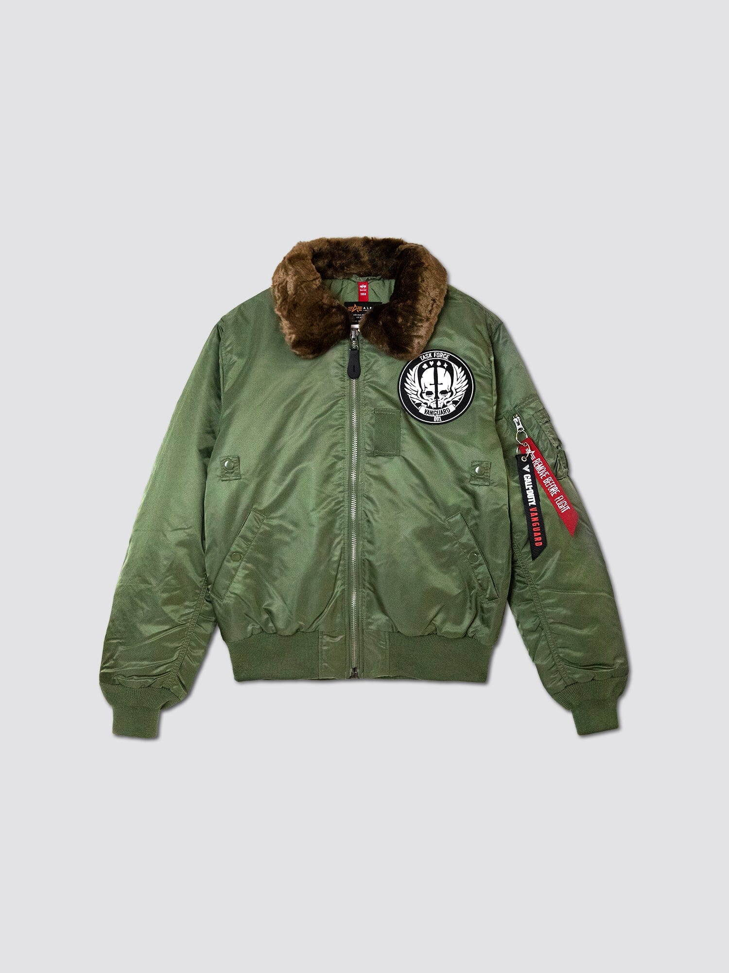 CALL OF DUTY X ALPHA B- SLIM FIT JACKET – SAGEBROWN FUR CALL OF DUTY X ALPHA B- SLIM FIT JACKET – SAGEBROWN FUR