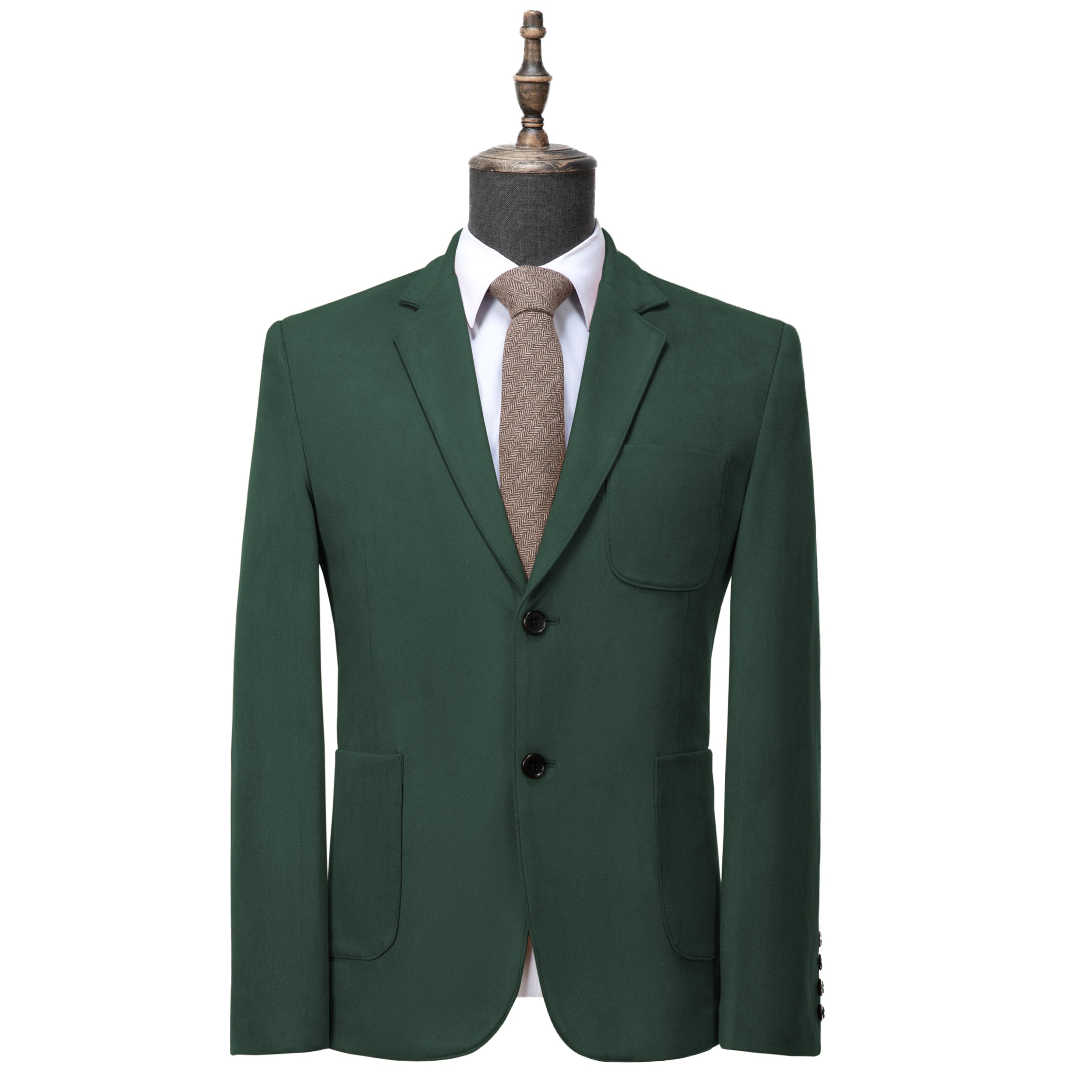 Casual Men’s Fashion Suede Notch Lapel Blazer Denim Jacket Casual Men’s Fashion Suede Notch Lapel Blazer Denim Jacket