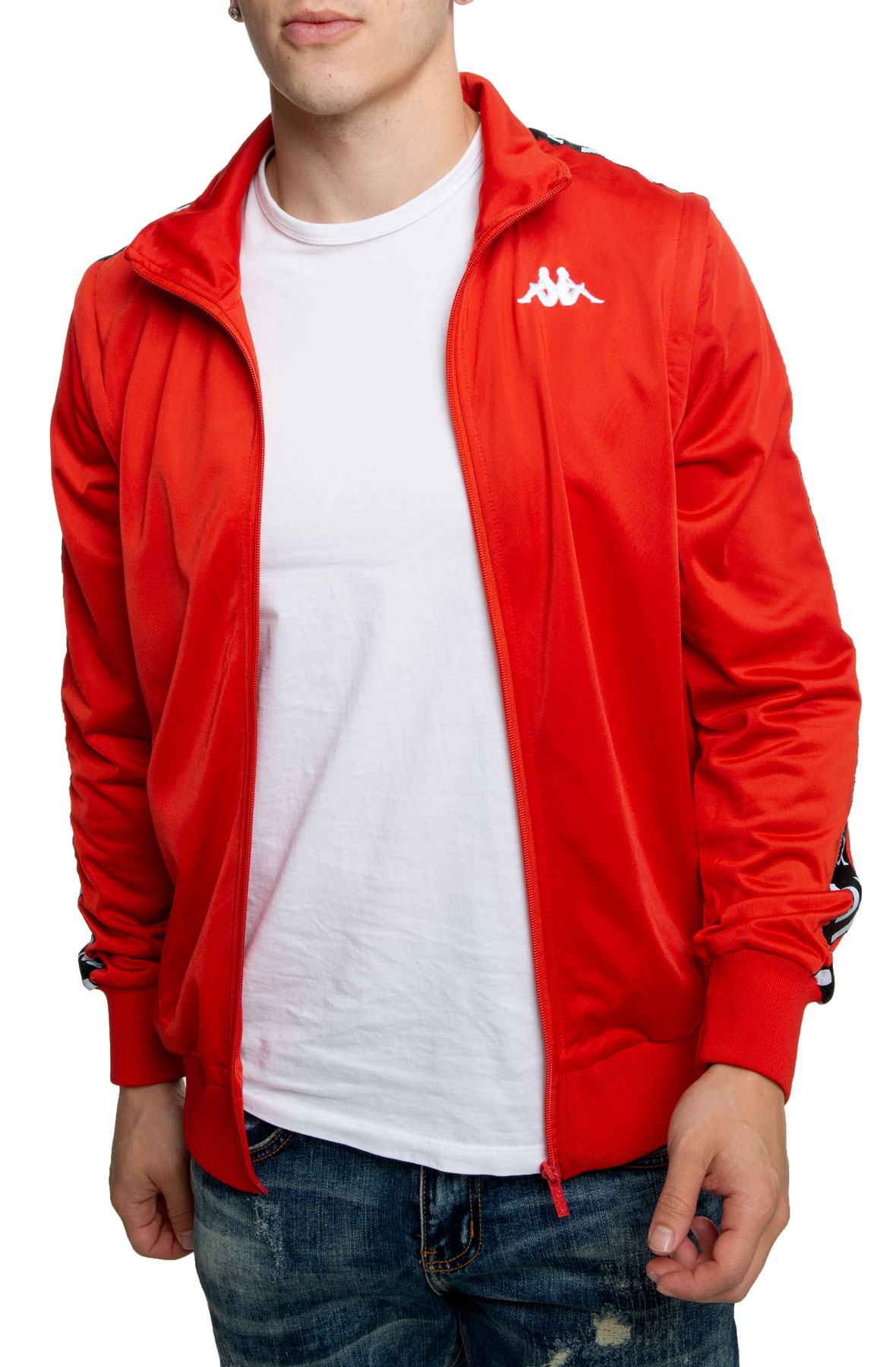 Men Authentic La Banir Track Jacket Red BlazeBlack Jackets L Red BlazeBlack