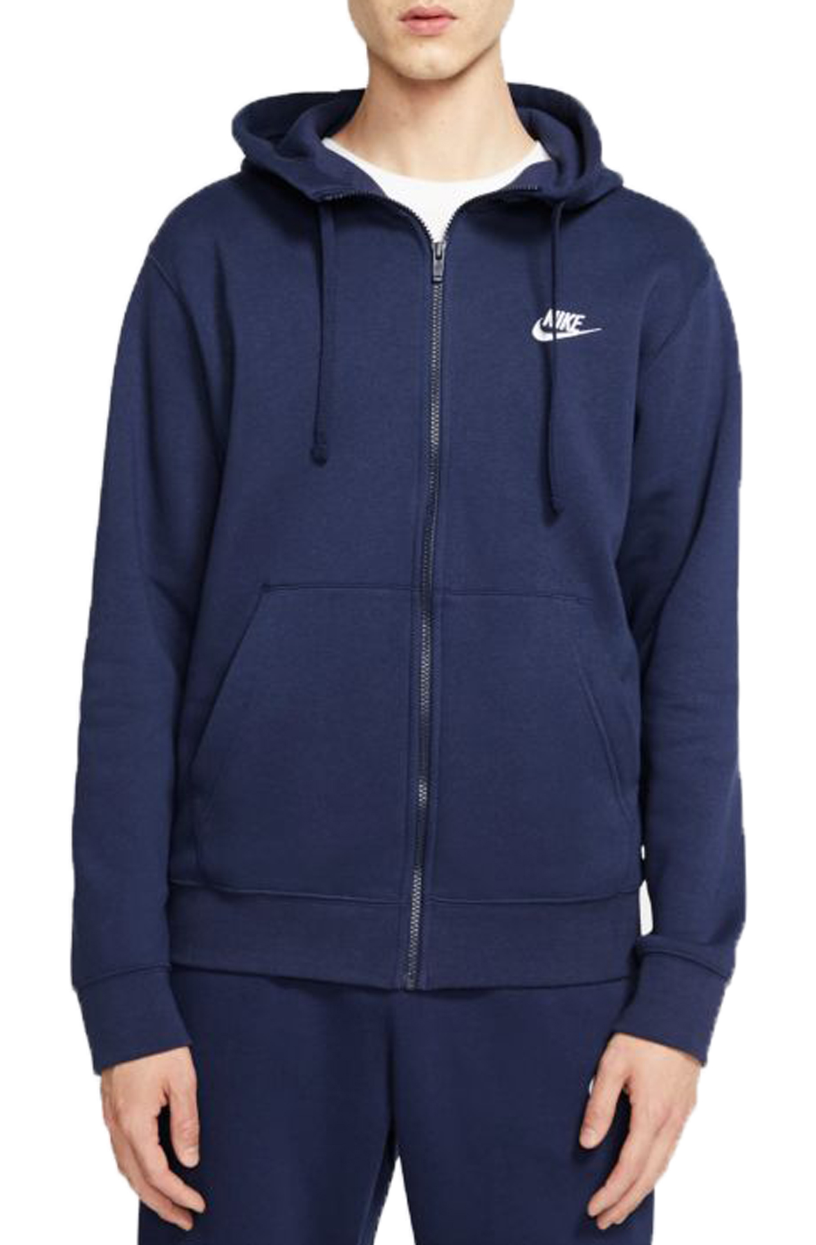 Men Sportswear Club Full-Zip Fleece Hoodie Midnight NavyWhite Sweatshirts Midnight NavyWhite Men Sportswear Club Full-Zip Fleece Hoodie Midnight NavyWhite Sweatshirts Midnight NavyWhite