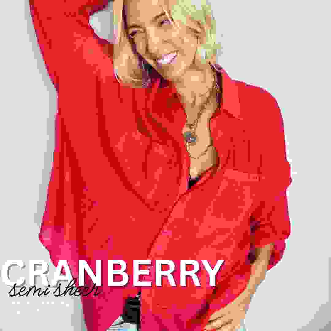The Goddess Shirt – Cranberry SM The Goddess Shirt – Cranberry SM