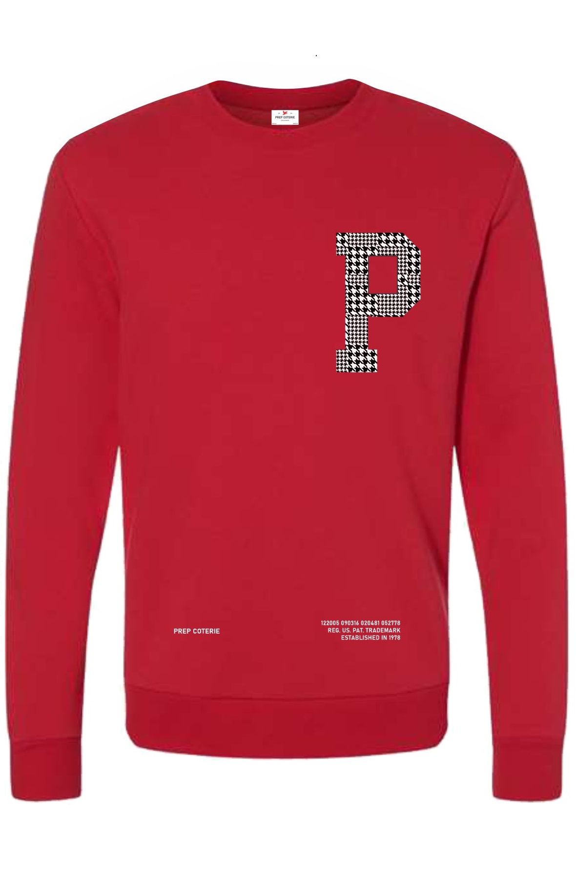 Letterman Houndstooth Sweatshirt Letterman Houndstooth Sweatshirt