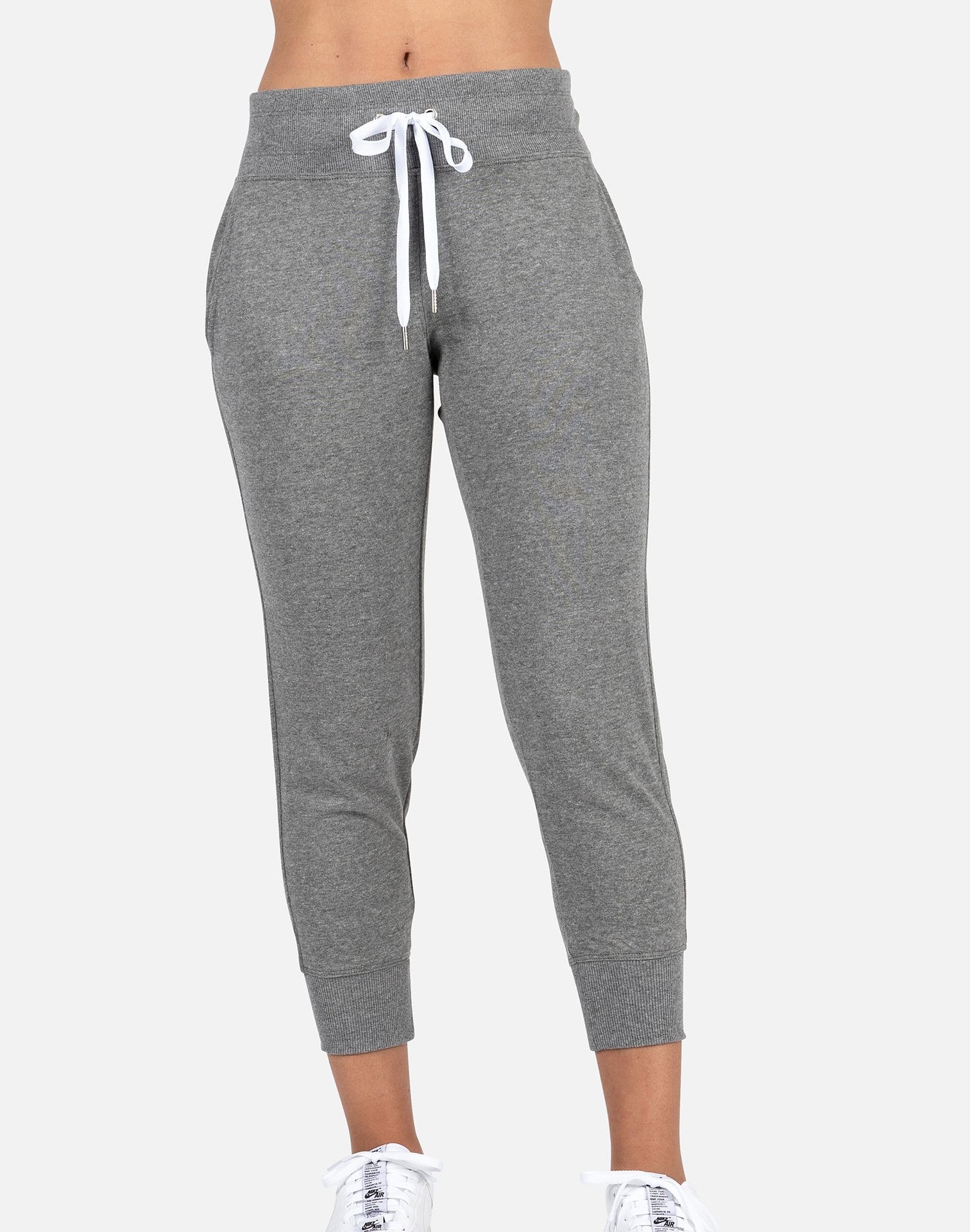 Dkny CROPPED STRIPE LOGO JOGGERS Dkny CROPPED STRIPE LOGO JOGGERS