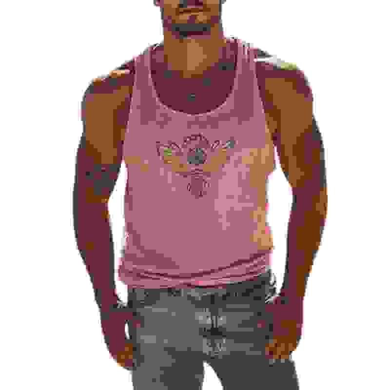【-hour shipping out】Men’s Classic Casual American Retro Embroidered Knit Striped Tank Top K 【-hour shipping out】Men’s Classic Casual American Retro Embroidered Knit Striped Tank Top K
