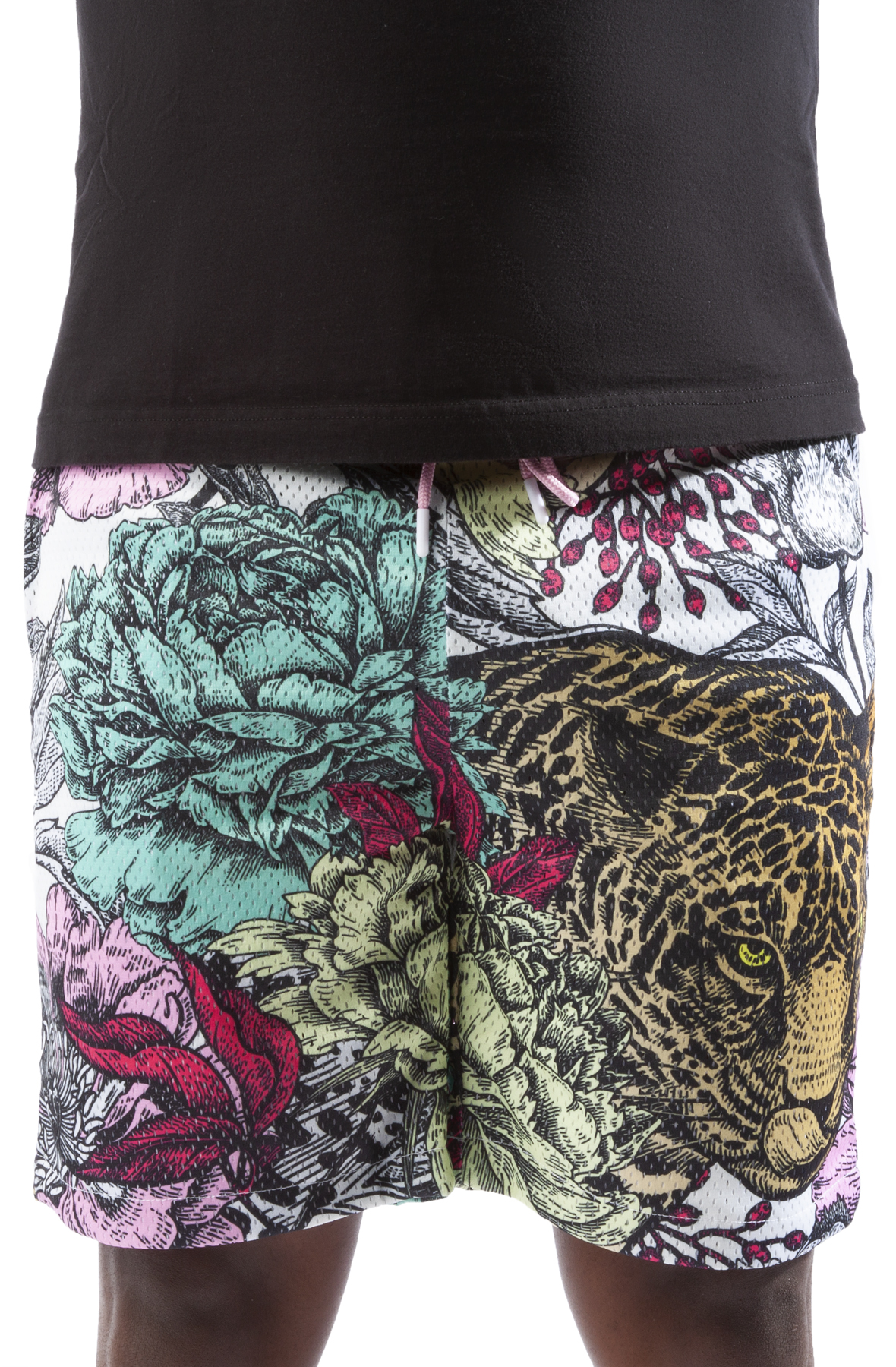 Men Deep Jungle Mesh Shorts Wild Pastel Shorts S Wild Pastel Men Deep Jungle Mesh Shorts Wild Pastel Shorts S Wild Pastel
