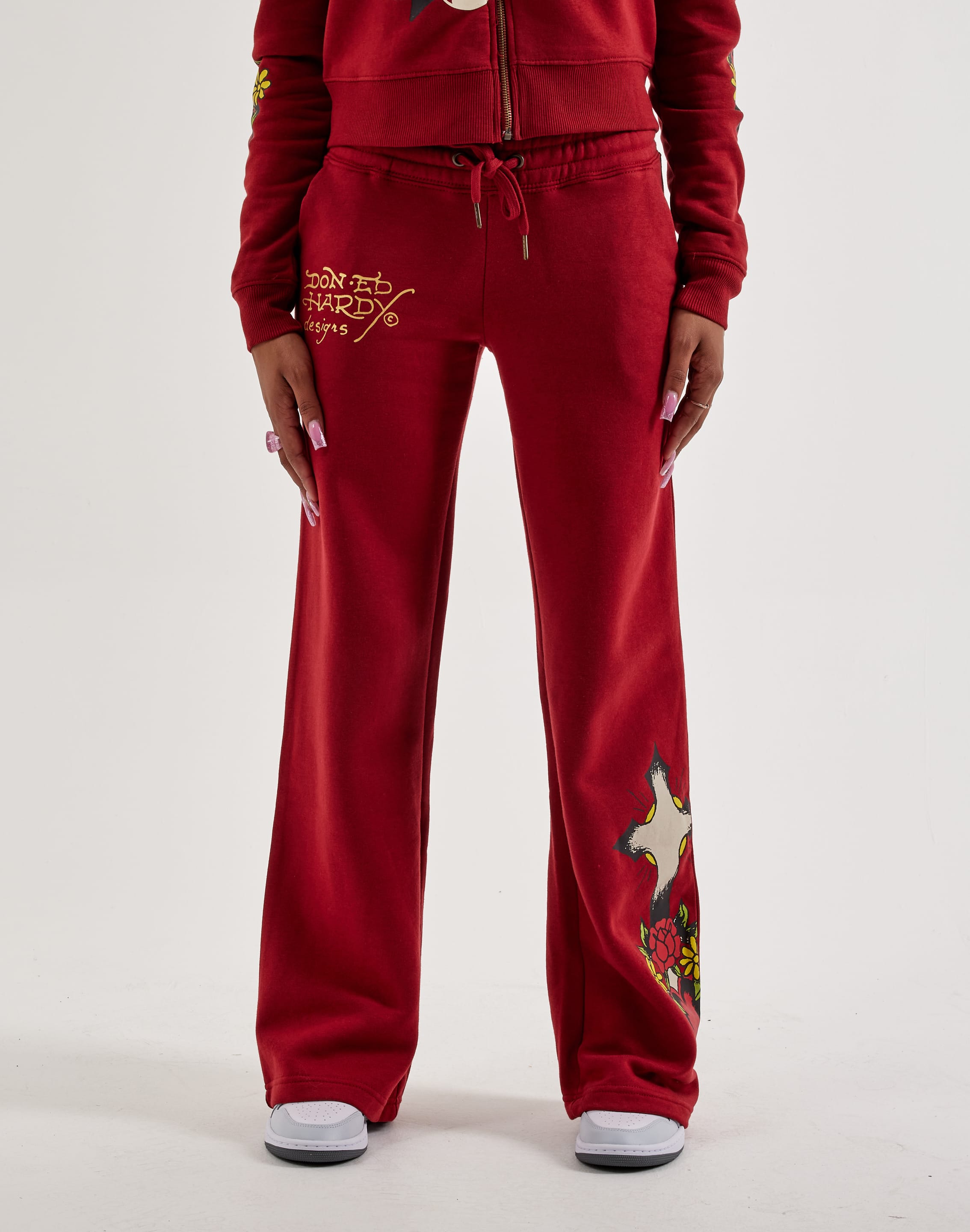 Ed Hardy Sacred Heart Fleece Sweatpants Ed Hardy Sacred Heart Fleece Sweatpants