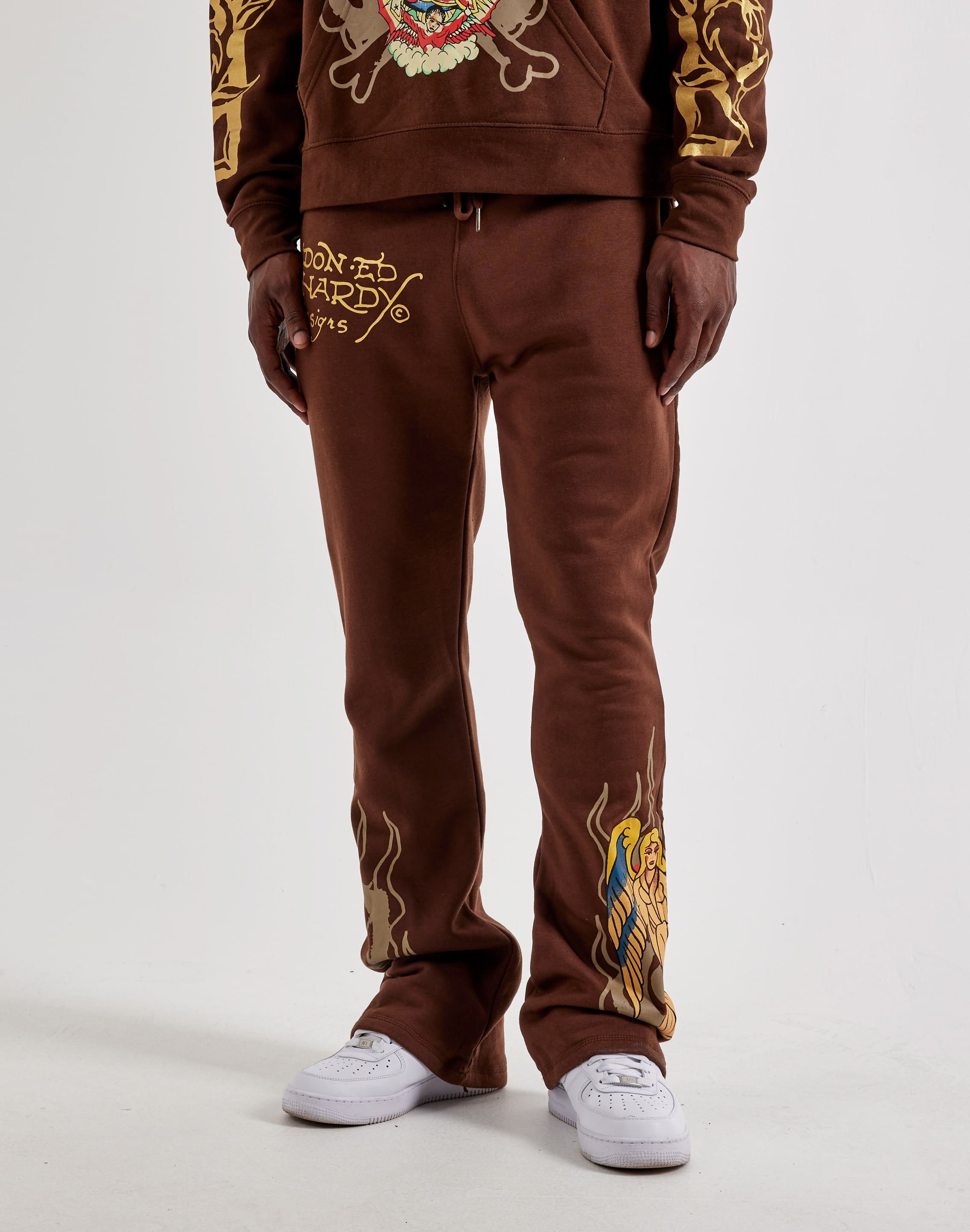 Ed Hardy Bootcut Fleece Sweatpants Ed Hardy Bootcut Fleece Sweatpants