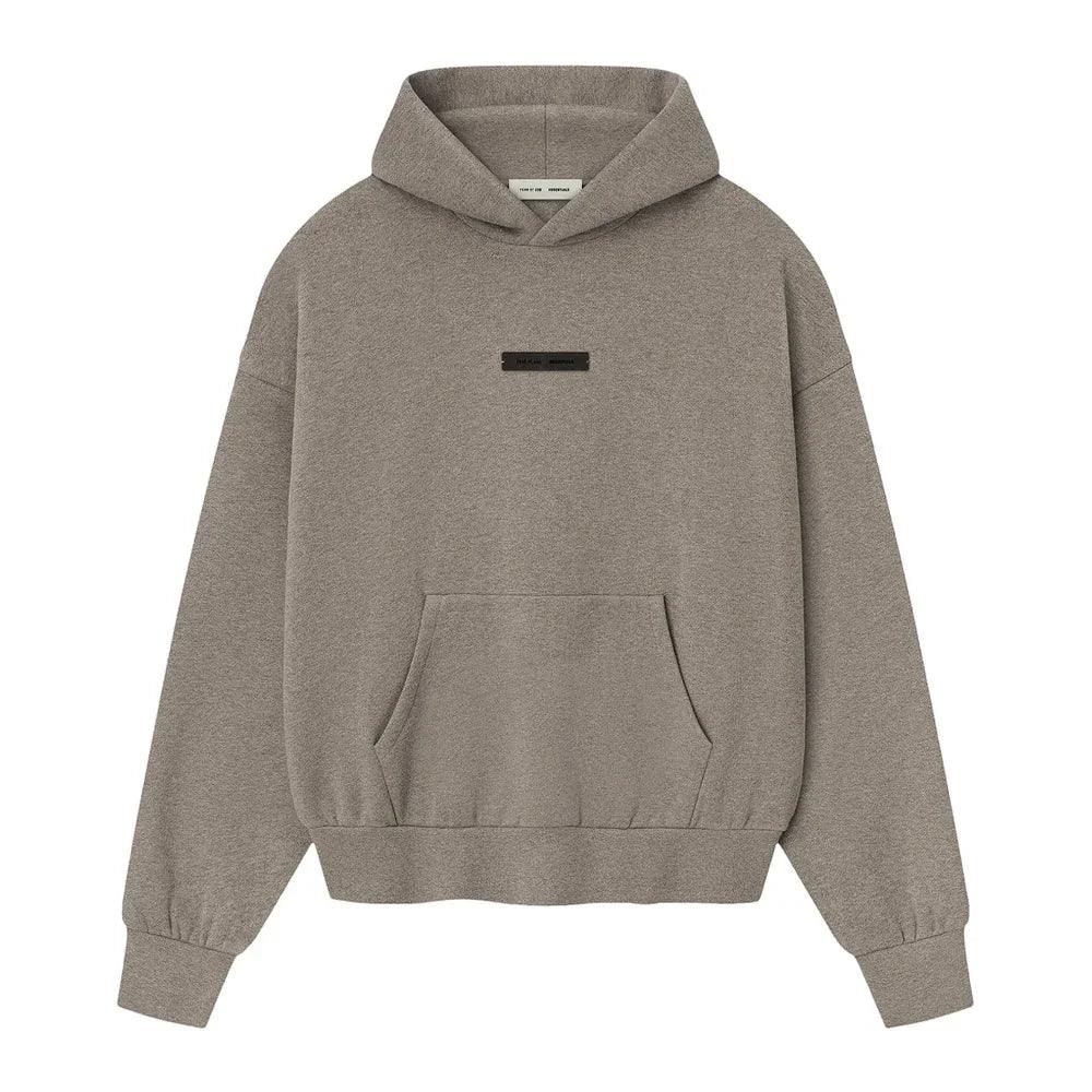 Fear of God Essentials Classic Fit Fleece Hoodie Homestead Heather Fear of God Essentials Classic Fit Fleece Hoodie Homestead Heather