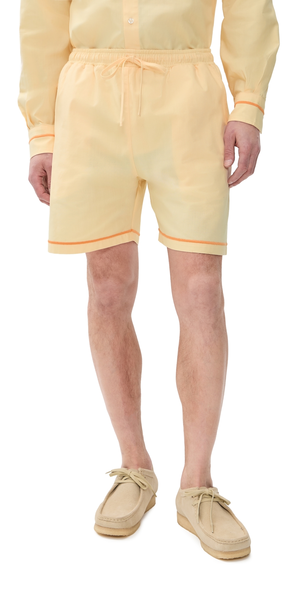 Fanm Mon Ismail Shorts Light Yellow Fanm Mon Ismail Shorts Light Yellow
