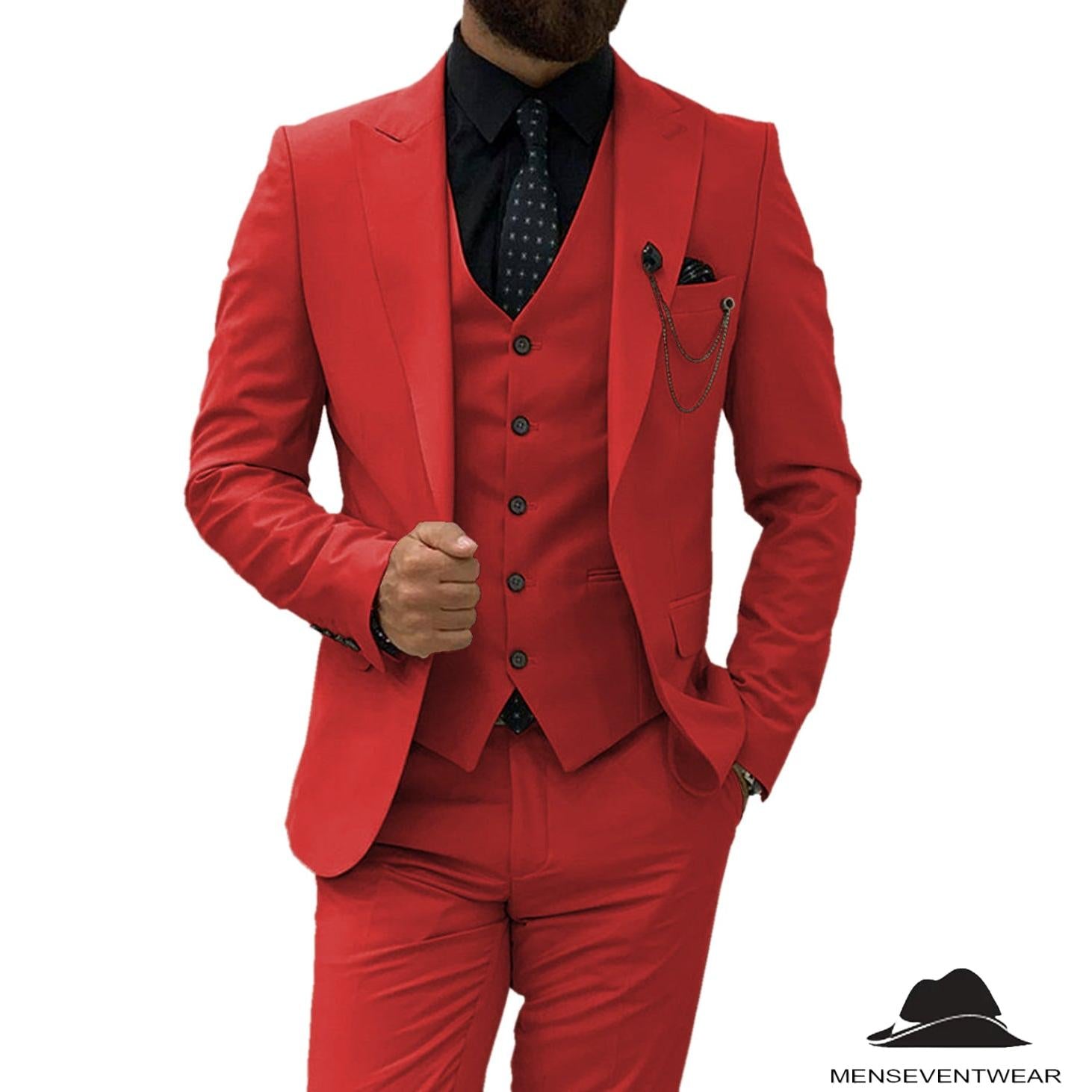 Menseventwear Fashion Men’s Pieces Flat Slim Fit Peak Lapel Tuxedos For wedding Blazer+vest+Pants Menseventwear Fashion Men’s Pieces Flat Slim Fit Peak Lapel Tuxedos For wedding Blazer+vest+Pants