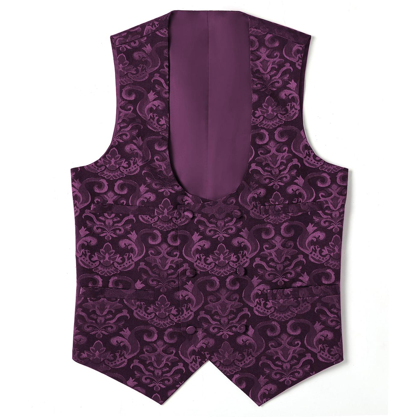 Menseventwear Fashion Men’s Suit Vest Regular Fit Patterned U Neck Waistcoat Menseventwear Fashion Men’s Suit Vest Regular Fit Patterned U Neck Waistcoat