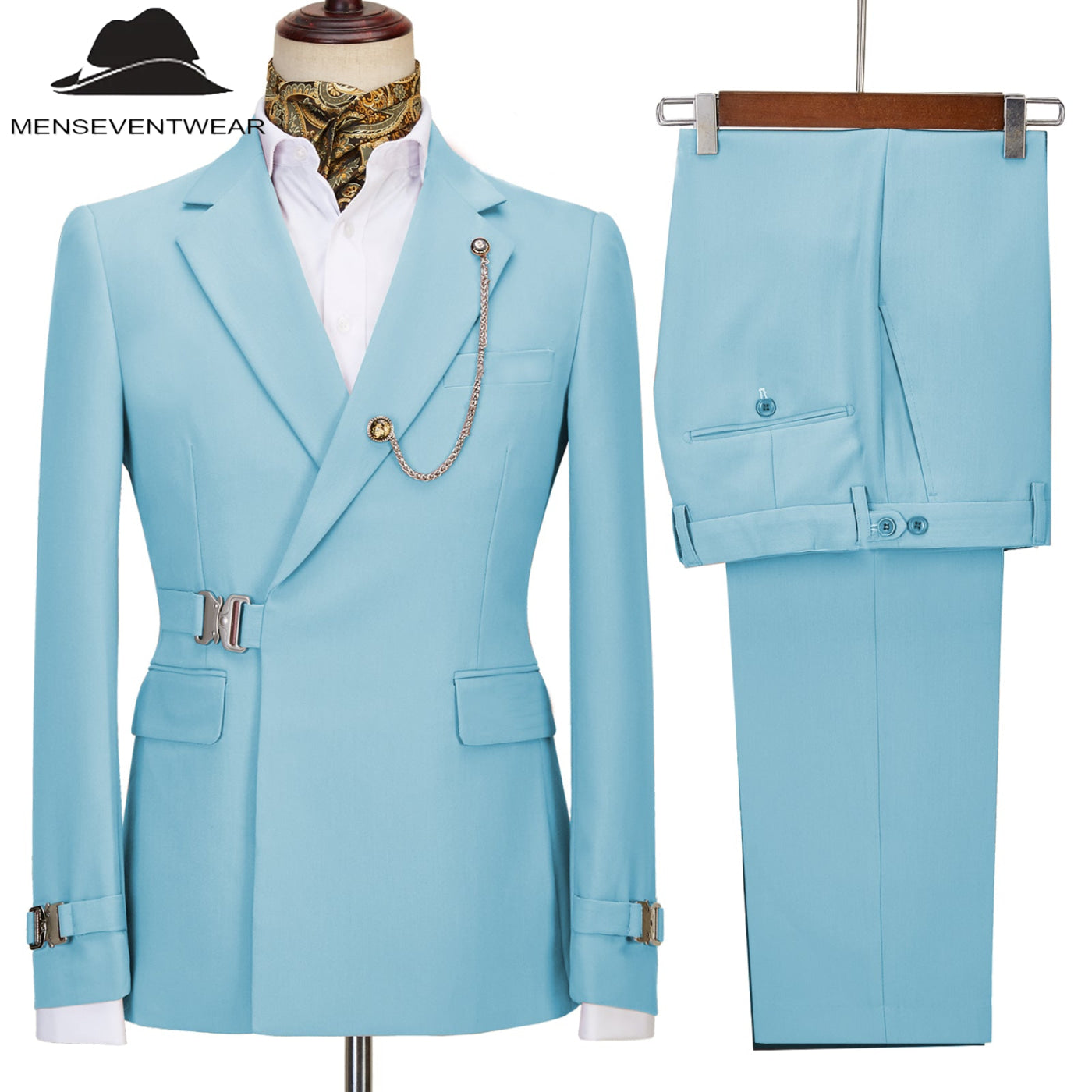 Menseventwear Formal Men’s Piece Men’s Suit Regular Fit Notched Lapel Tuxedo For Wedding Blazer + Pants Menseventwear Formal Men’s Piece Men’s Suit Regular Fit Notched Lapel Tuxedo For Wedding Blazer + Pants
