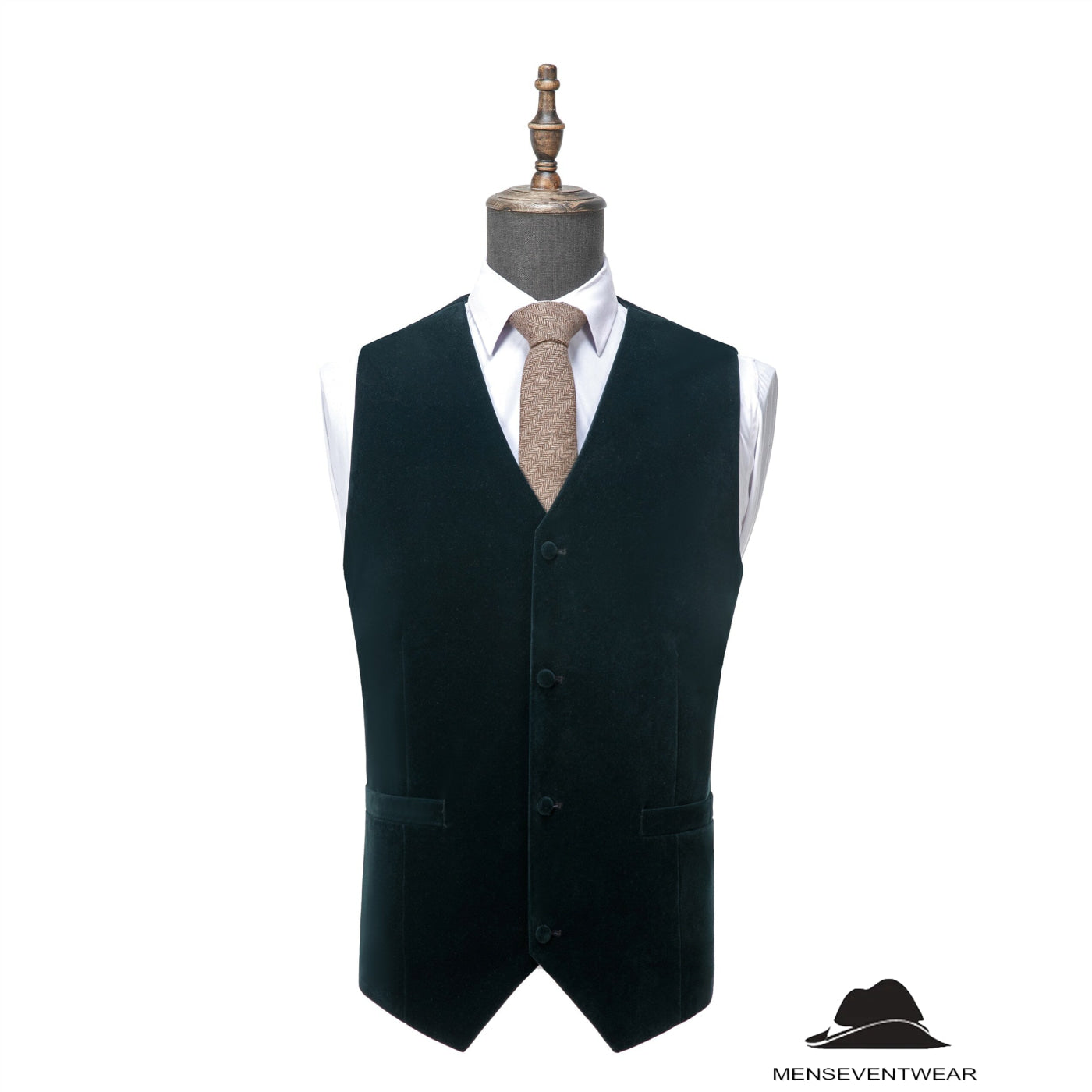 Formal Men’s Suit Velvet Navy V Neck Vest Formal Men’s Suit Velvet Navy V Neck Vest