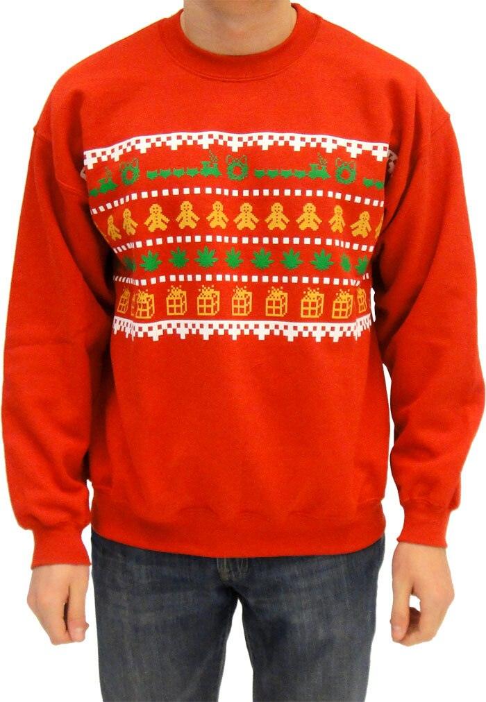 Gingerbread Weed Ugly Sweatshirt Gingerbread Weed Ugly Sweatshirt