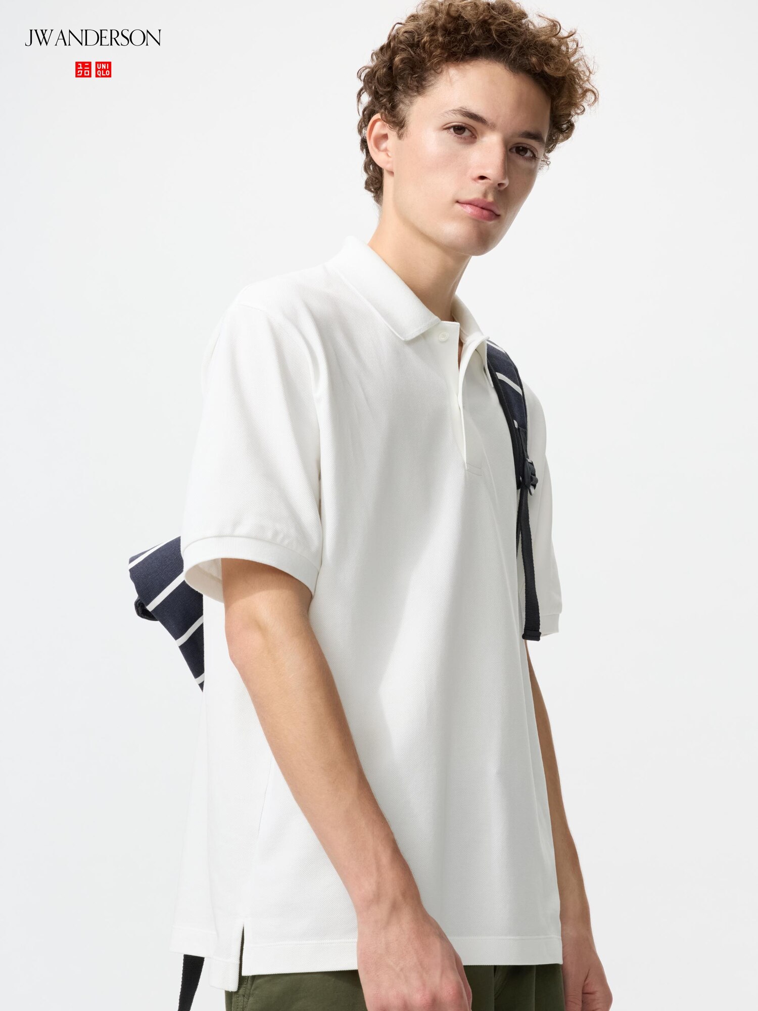 UNIQLO Men’s DRY Pique Polo Shirt with Quick-Drying, White UNIQLO Men’s DRY Pique Polo Shirt with Quick-Drying, White
