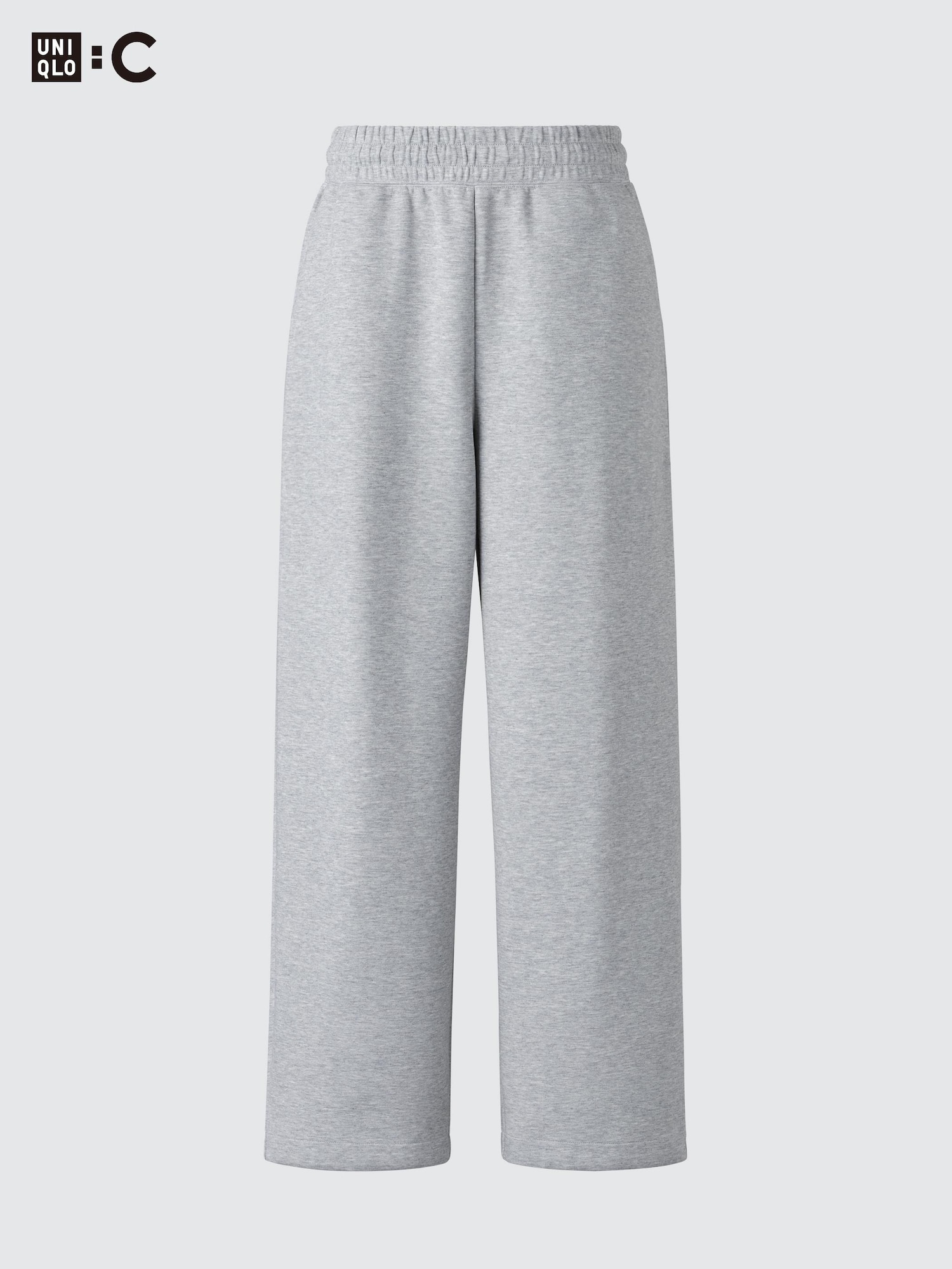 UNIQLO Men’s Wide Sweatpants, Gray, Large UNIQLO Men’s Wide Sweatpants, Gray, Large
