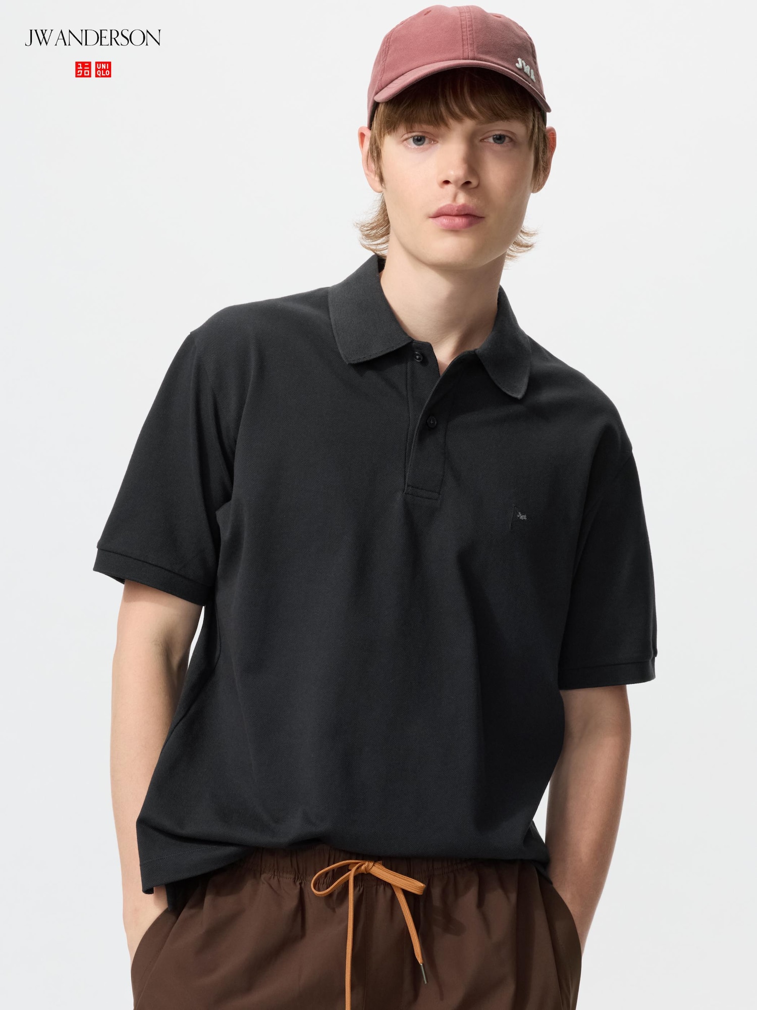 UNIQLO Men’s DRY Pique Polo Shirt with Quick-Drying, Black, Large UNIQLO Men’s DRY Pique Polo Shirt with Quick-Drying, Black, Large