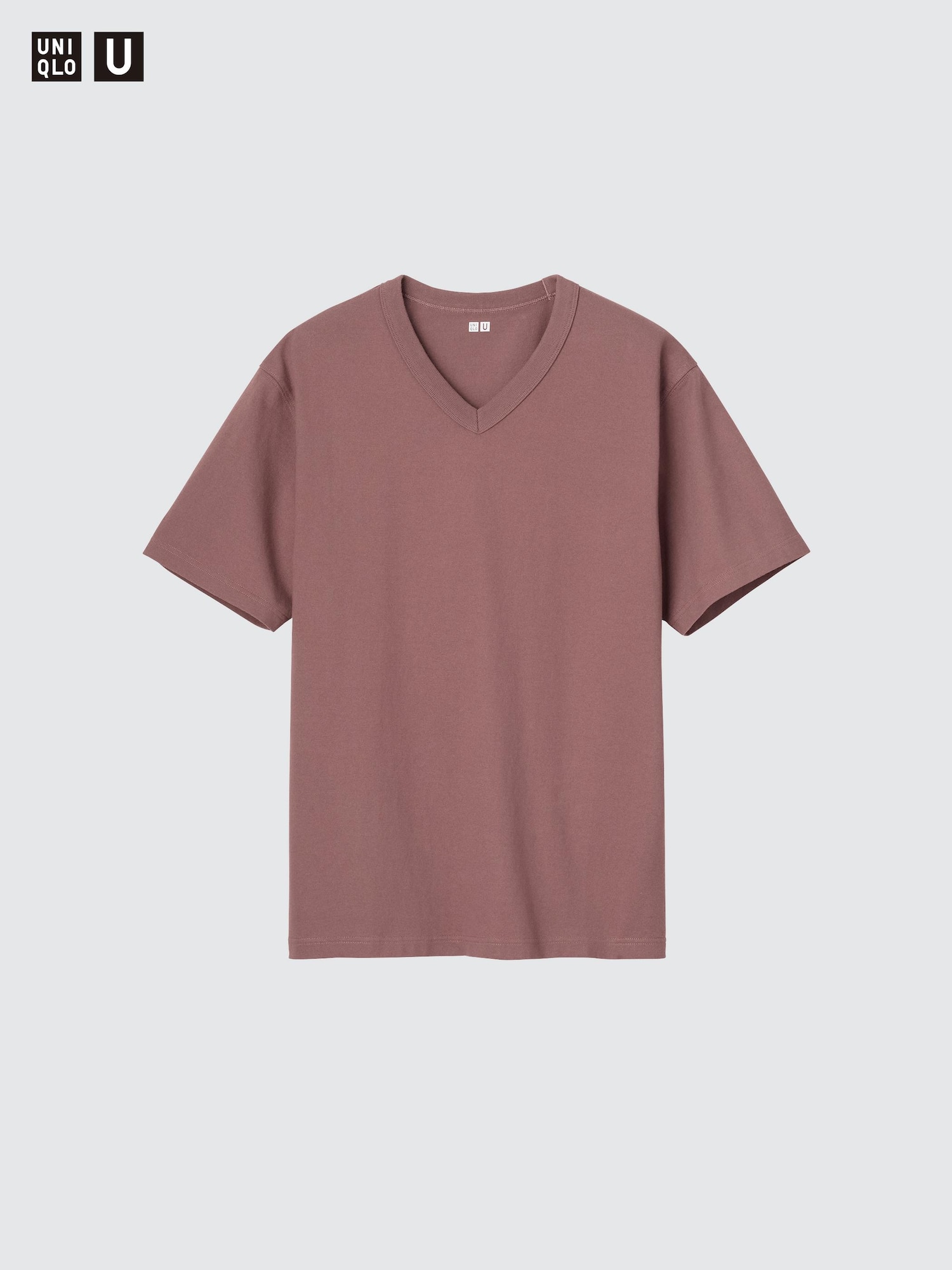 UNIQLO Men’s V-Neck Shirt, Wine