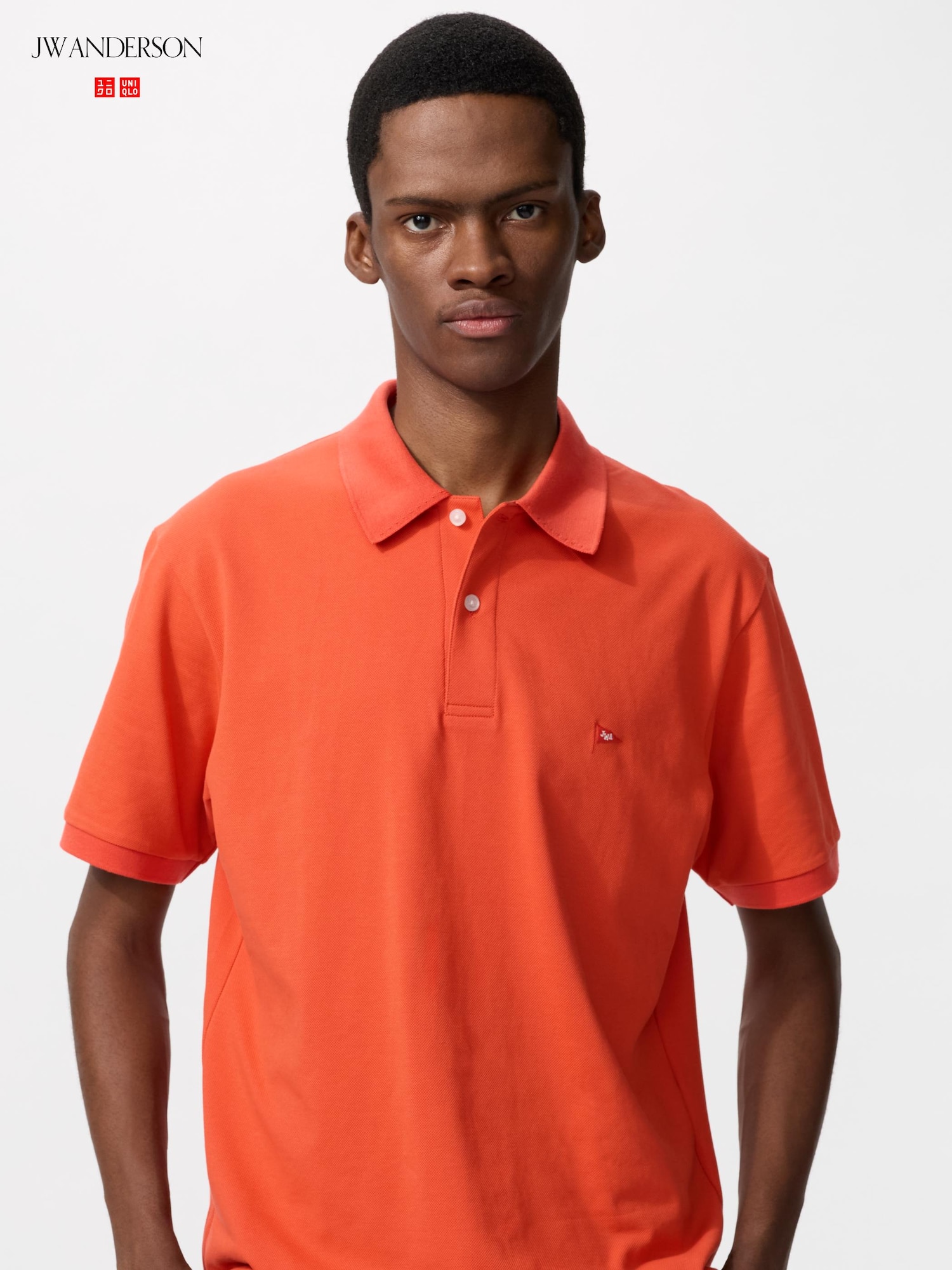 UNIQLO Men’s DRY Pique Polo Shirt with Quick-Drying, Orange, Small UNIQLO Men’s DRY Pique Polo Shirt with Quick-Drying, Orange, Small