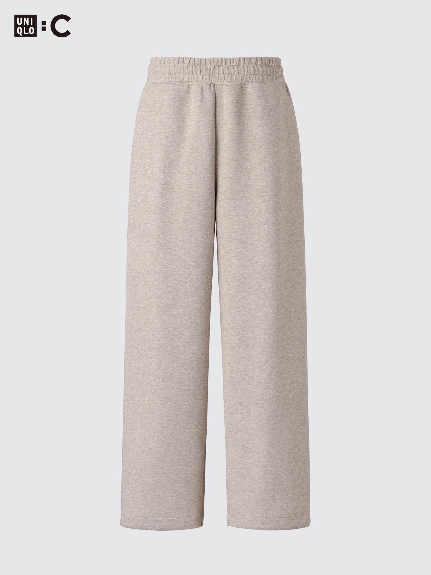 UNIQLO Men’s Wide Sweatpants, Beige UNIQLO Men’s Wide Sweatpants, Beige