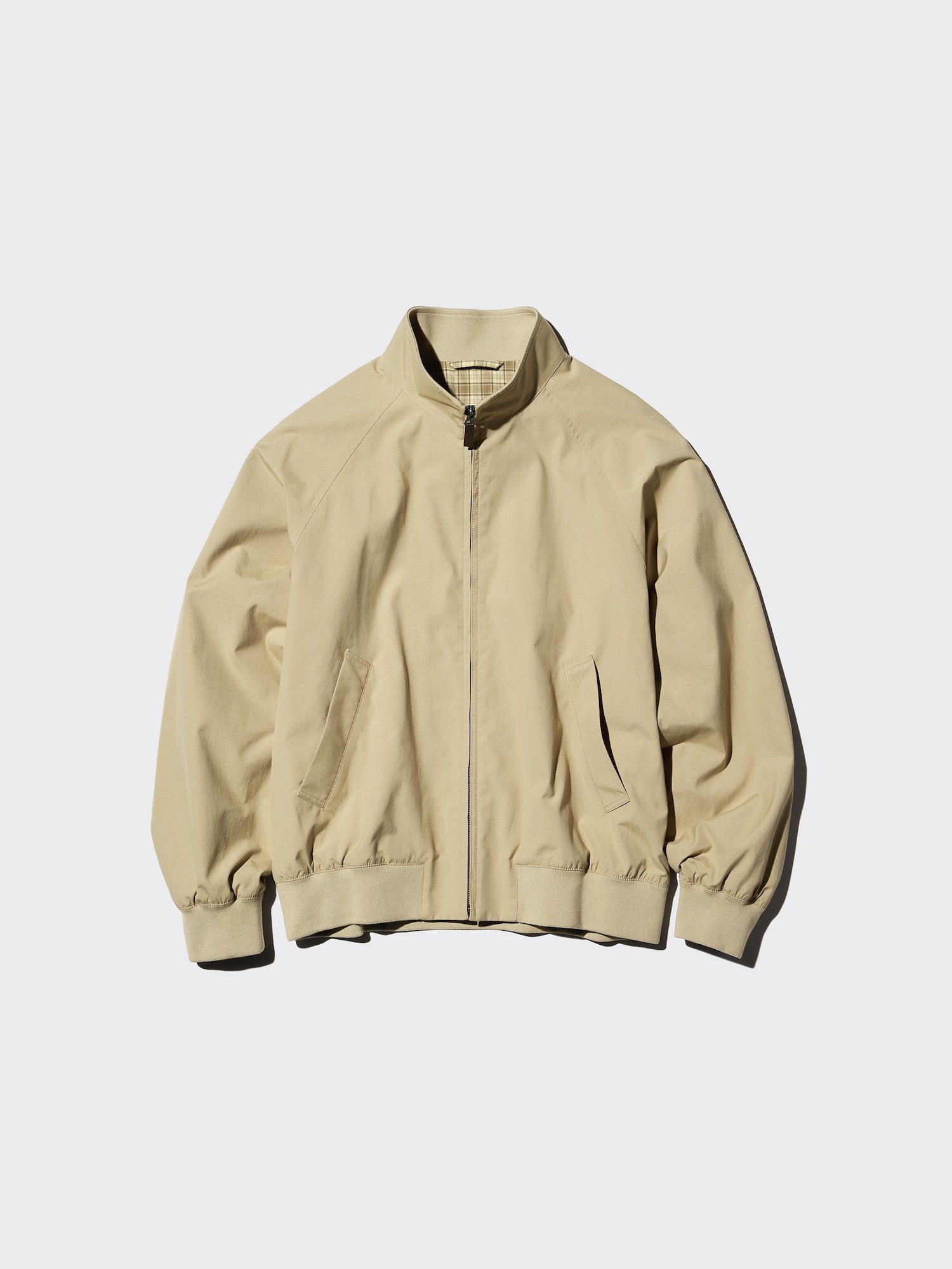 UNIQLO Men’s Harrington Jacket, Beige UNIQLO Men’s Harrington Jacket, Beige