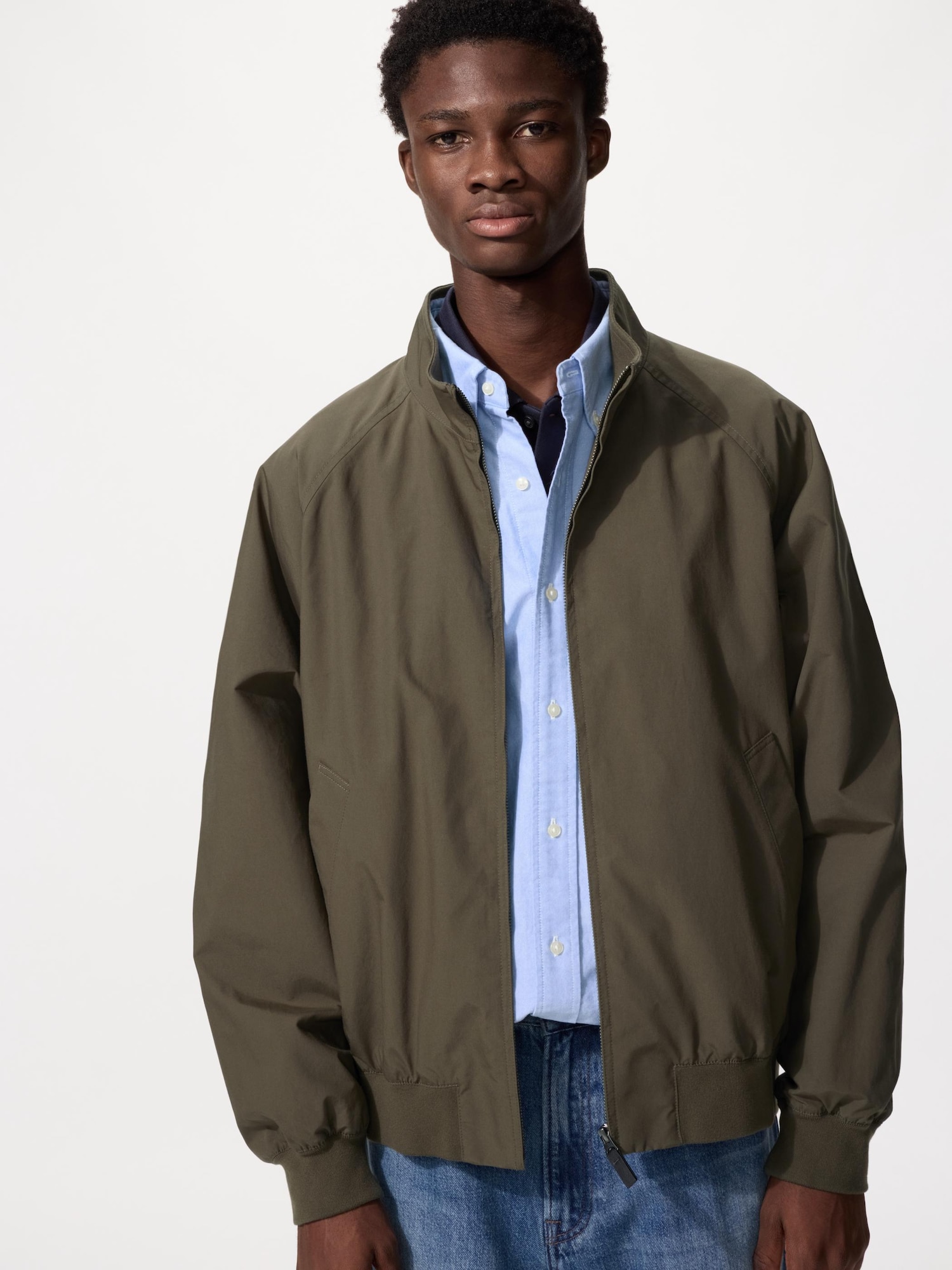 UNIQLO Men’s Harrington Jacket, Olive UNIQLO Men’s Harrington Jacket, Olive