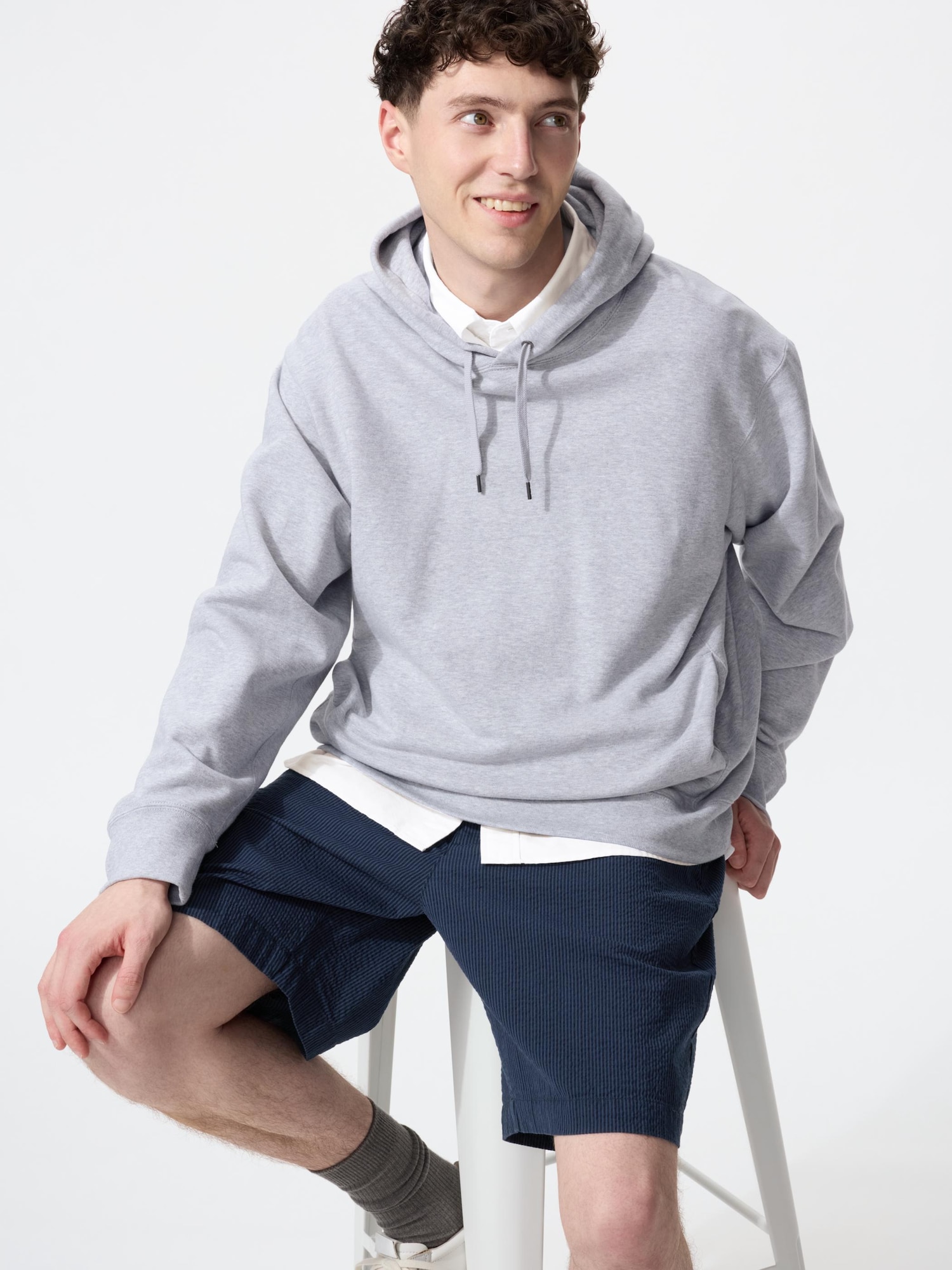 UNIQLO Men’s Stretch Easy Shorts Seersucker “, Navy UNIQLO Men’s Stretch Easy Shorts Seersucker “, Navy