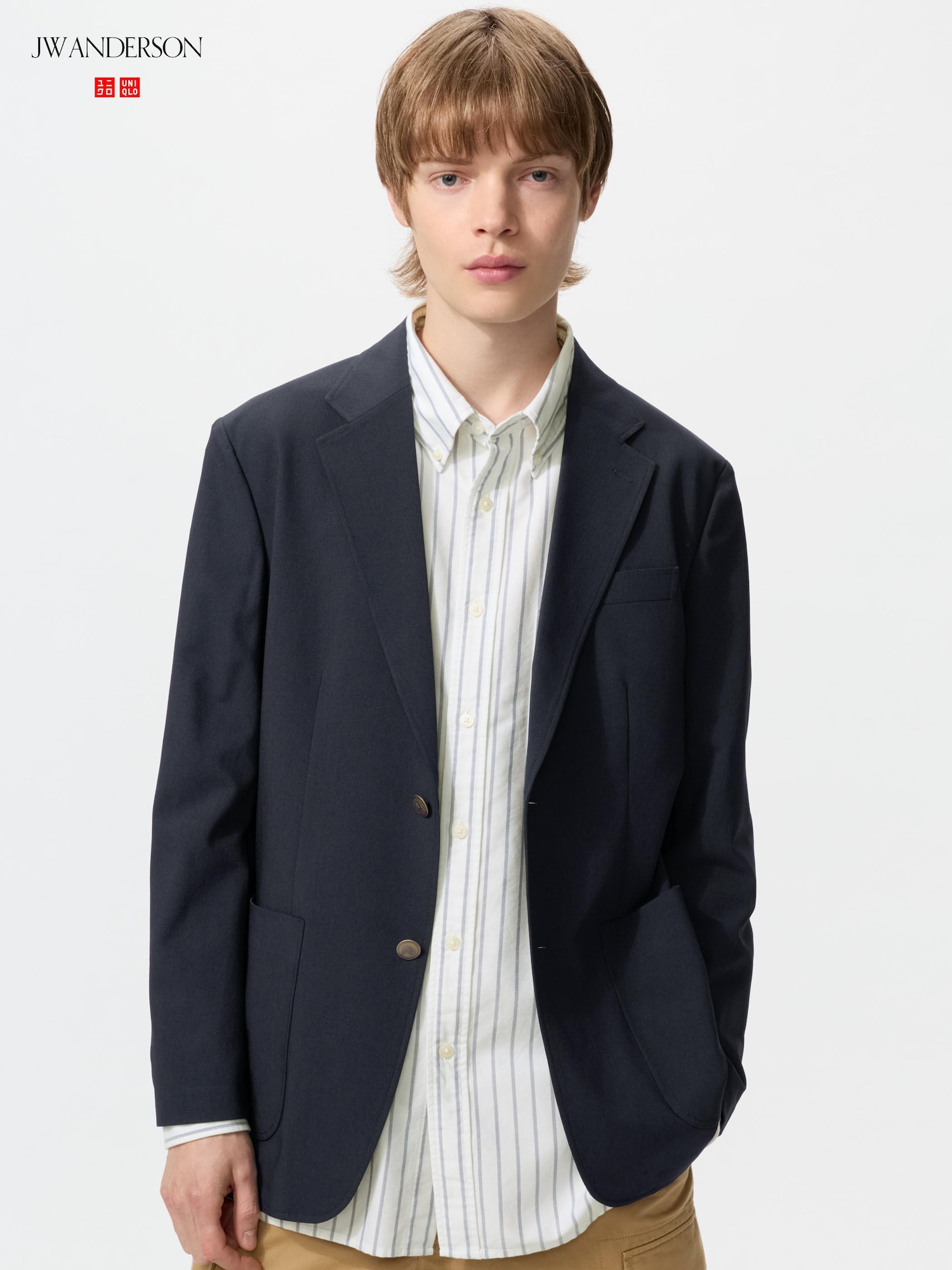 UNIQLO Men’s AirSense Blazer, Navy, Large