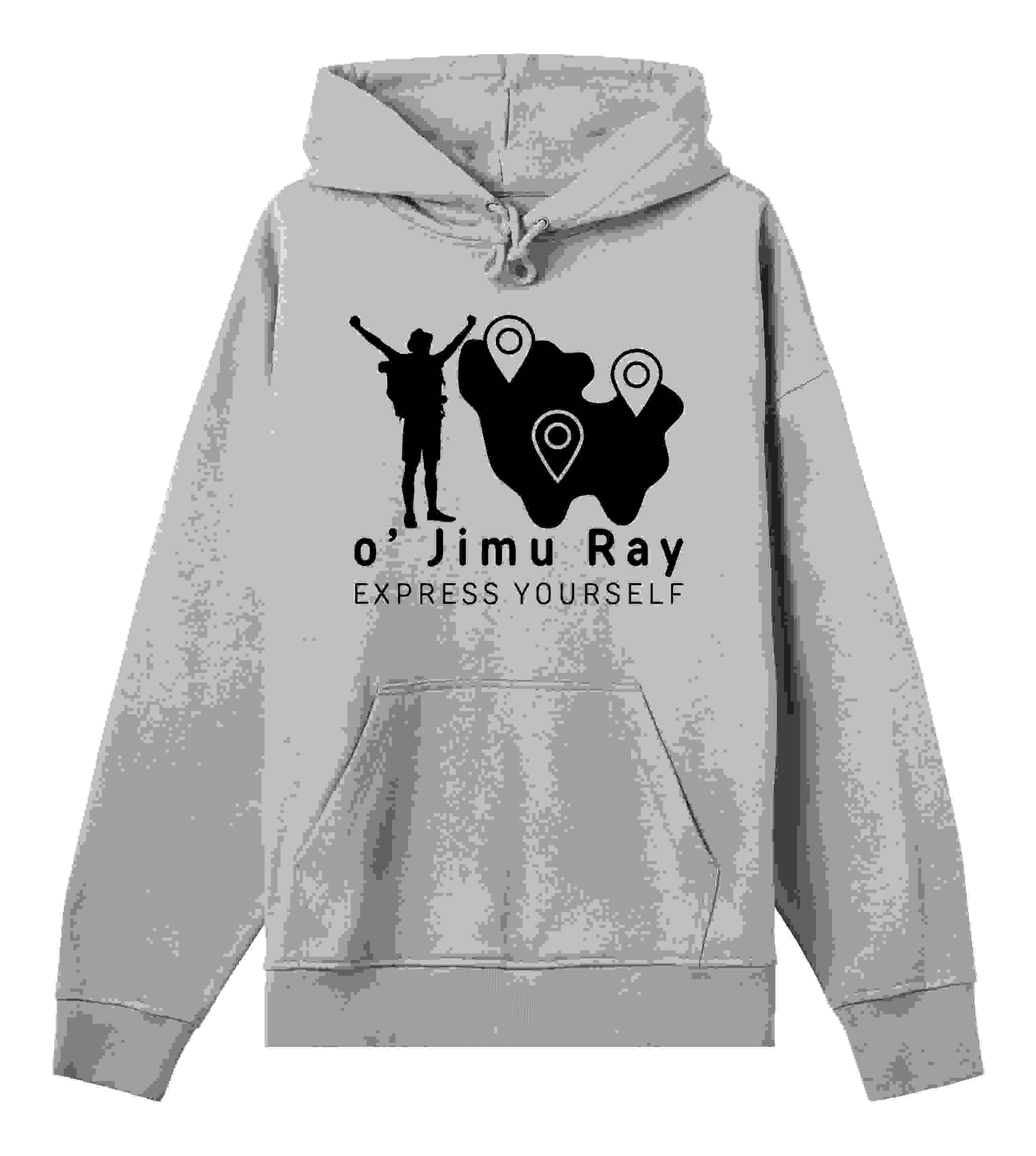 Global Explorer – Map Your Adventure Hoodie – Grey melange men Global Explorer – Map Your Adventure Hoodie – Grey melange men