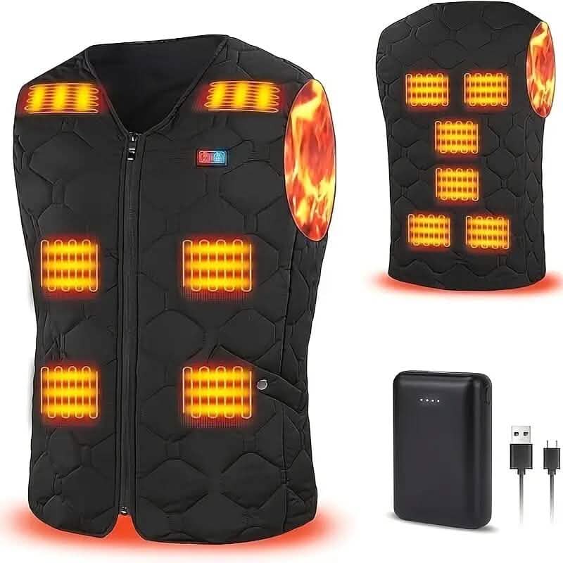 Heated Vest Electric Thermal Warm Jacket Heated Vest Electric Thermal Warm Jacket