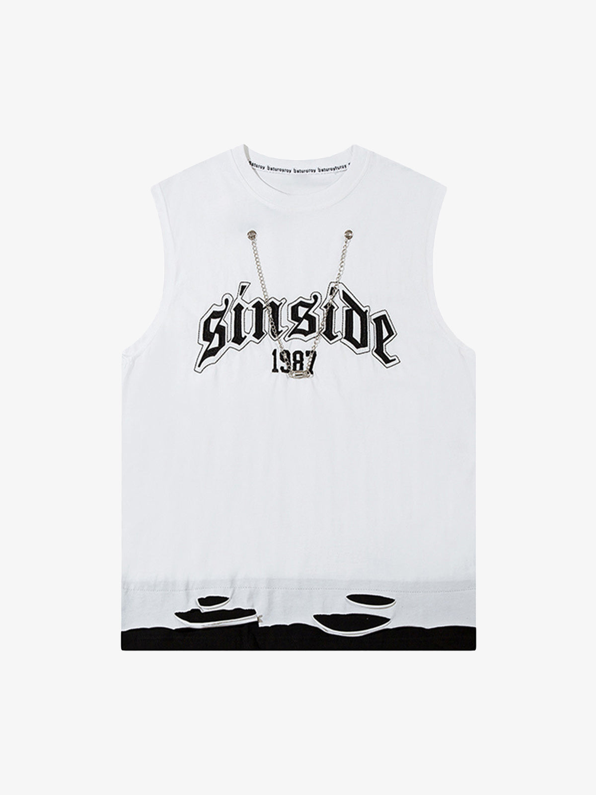 Graphic Letter Chain Vest Graphic Letter Chain Vest