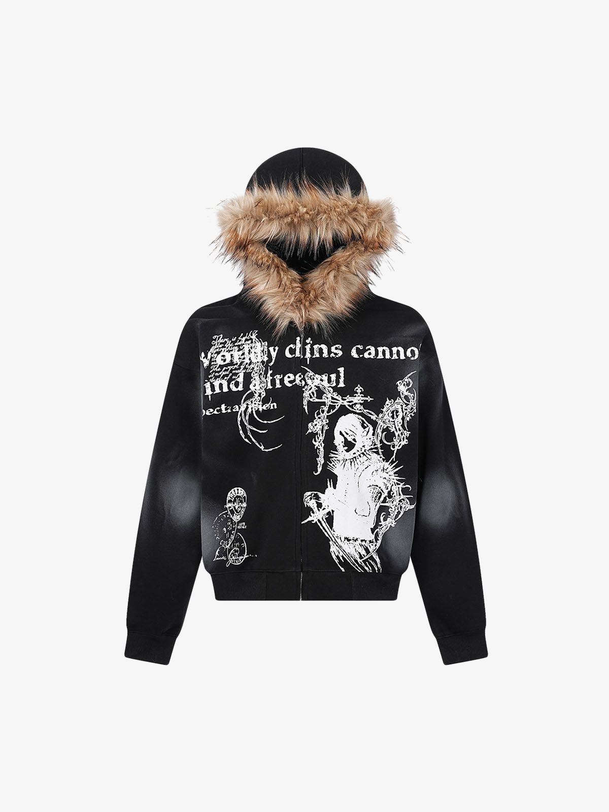 Supermade × Mortemartt Graphic Hooded Jacket Supermade × Mortemartt Graphic Hooded Jacket