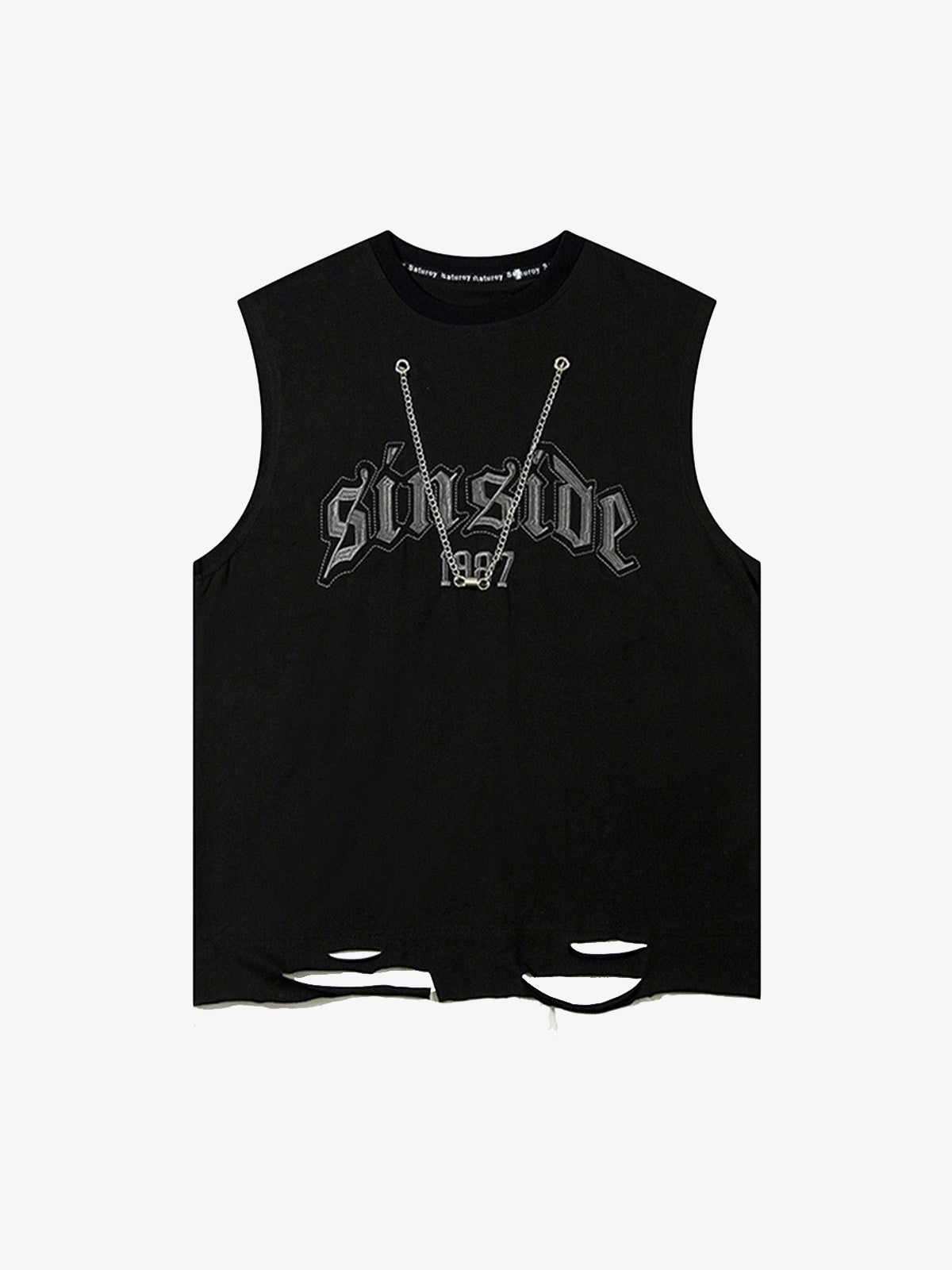 Graphic Letter Chain Vest Graphic Letter Chain Vest