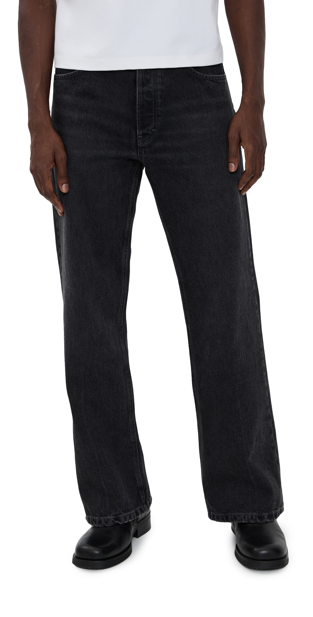 Jeanerica Appia Slightly Bootcut Jeans Gesso Black Jeanerica Appia Slightly Bootcut Jeans Gesso Black