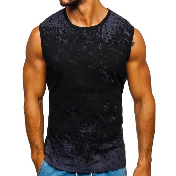 Men’s Printed Sleeveless Tank Top X Men’s Printed Sleeveless Tank Top X